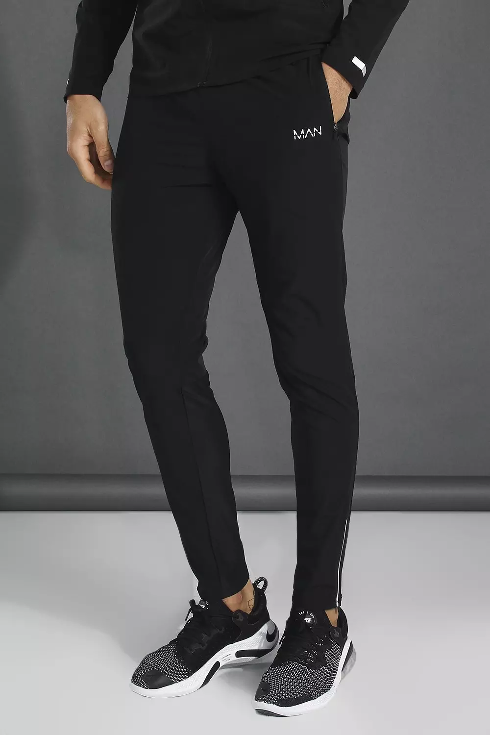 Mens track pants slim fit online