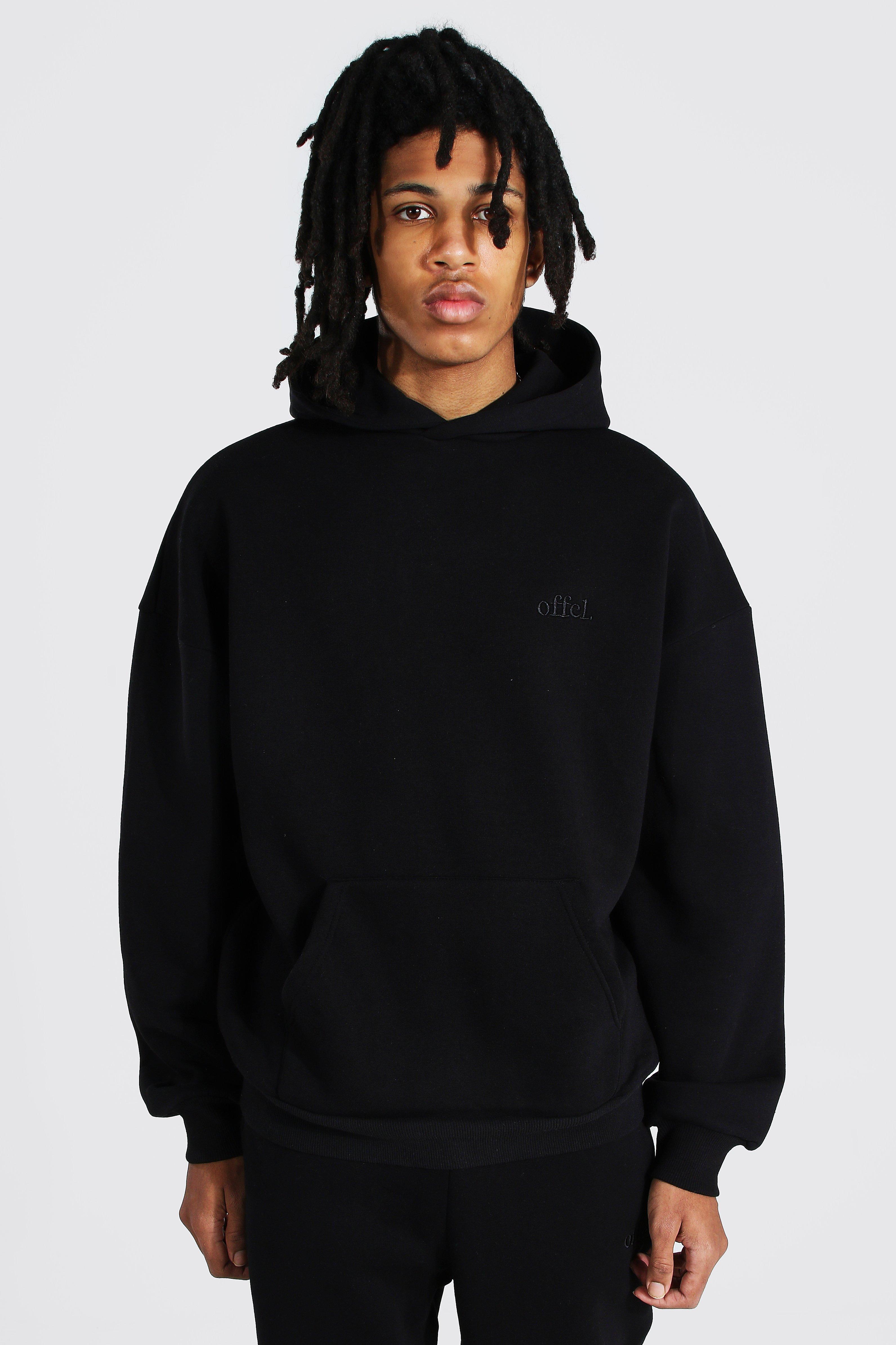 Boohooman shop black hoodie