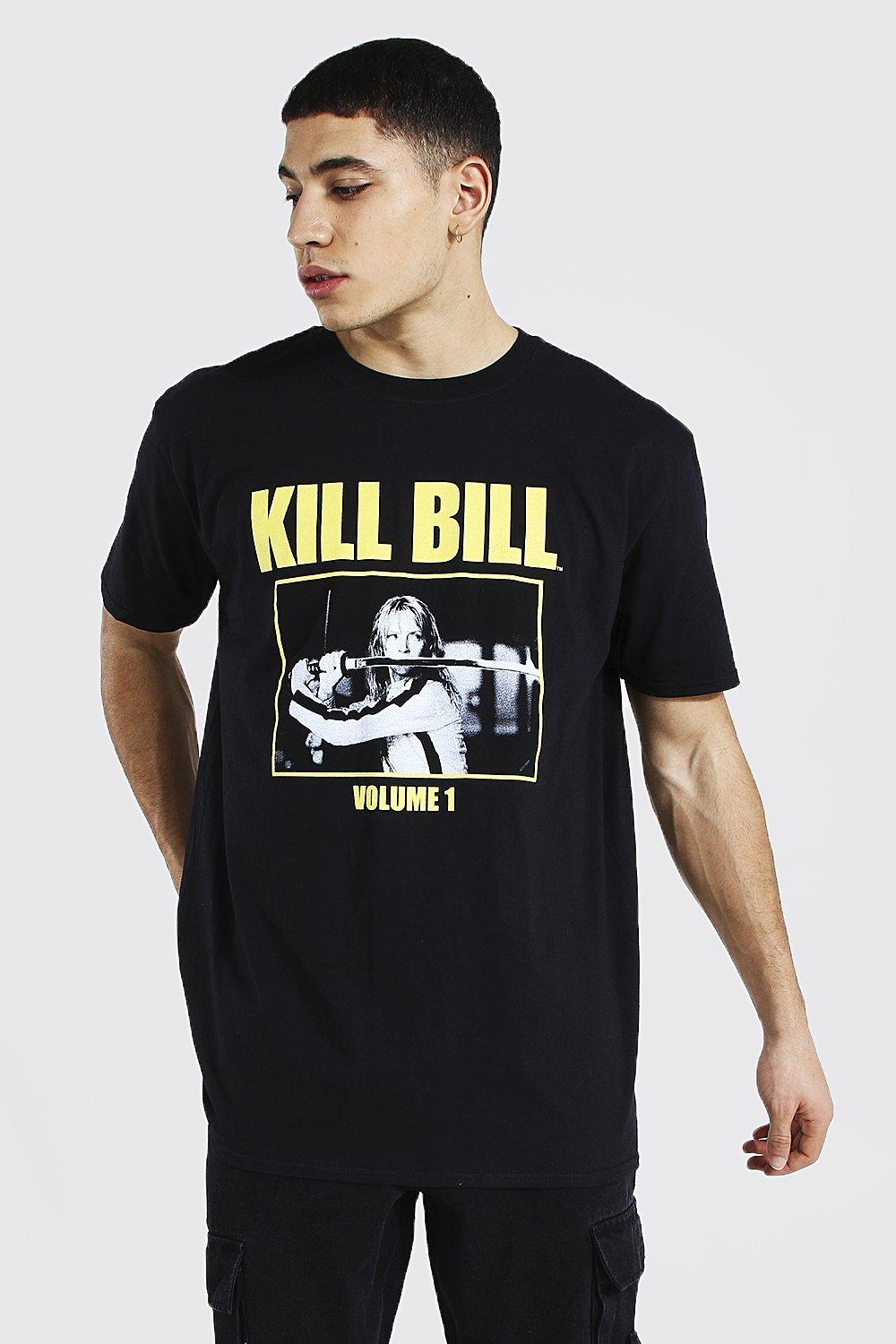 skrubbe Kom op letvægt Oversized Kill Bill License T-shirt | boohooMAN USA