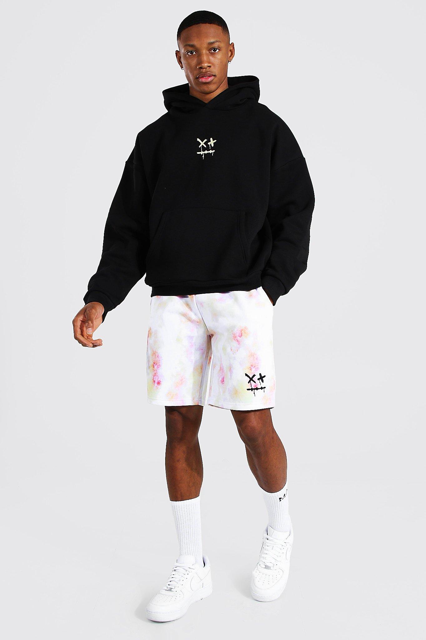 Boohooman shorts deals and hoodie