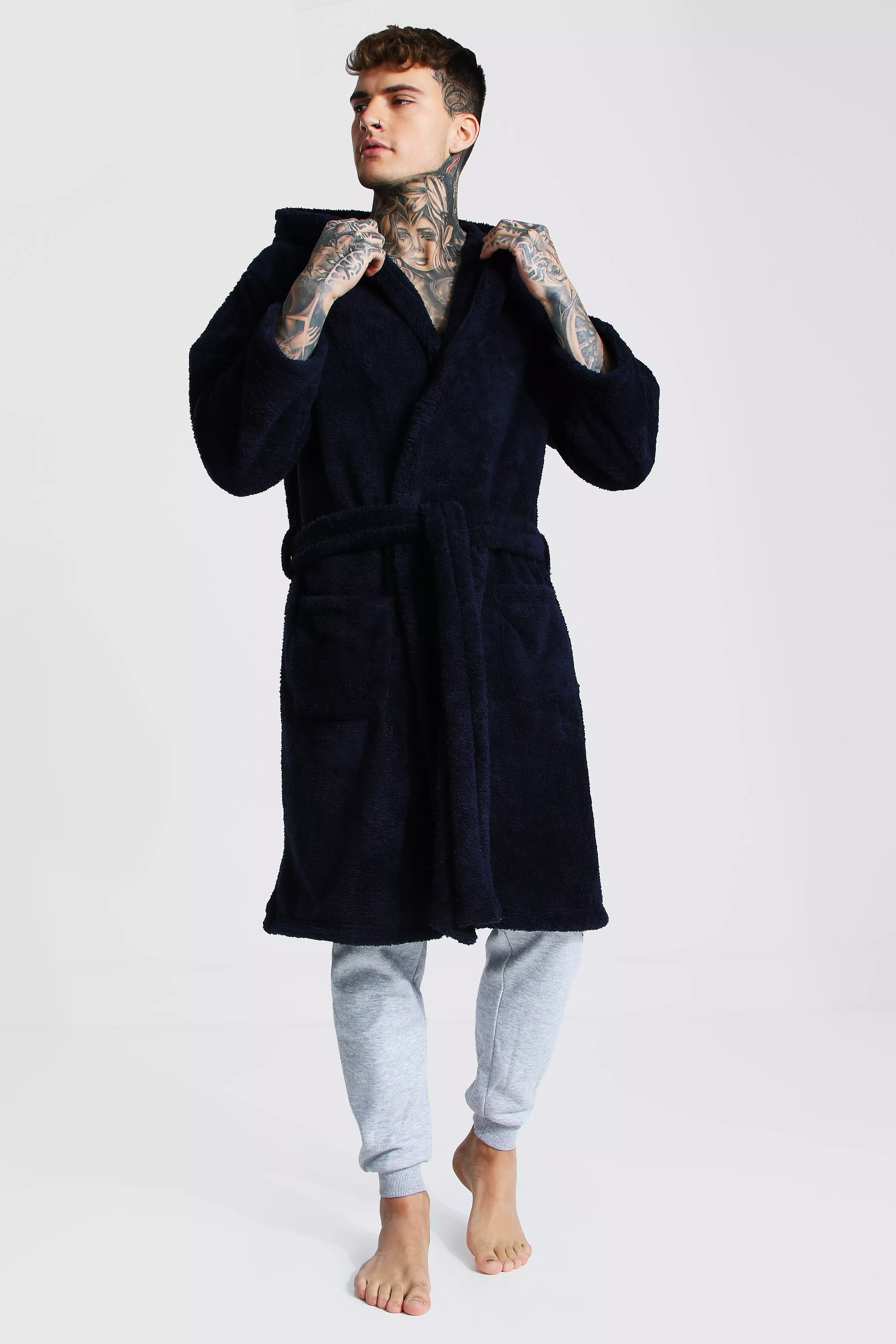 Boohooman dressing gown hot sale