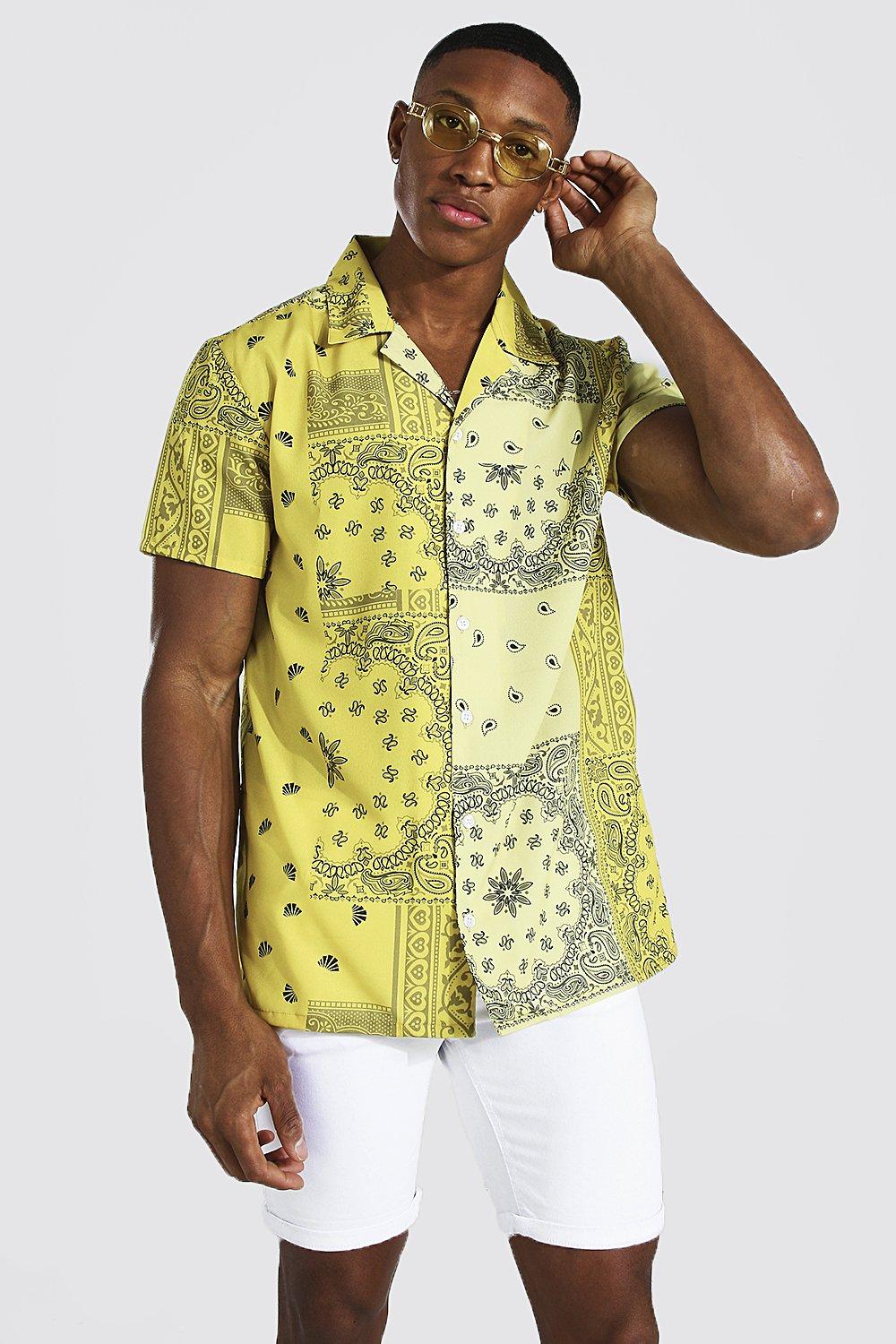 Short Sleeve Bandana Shirt