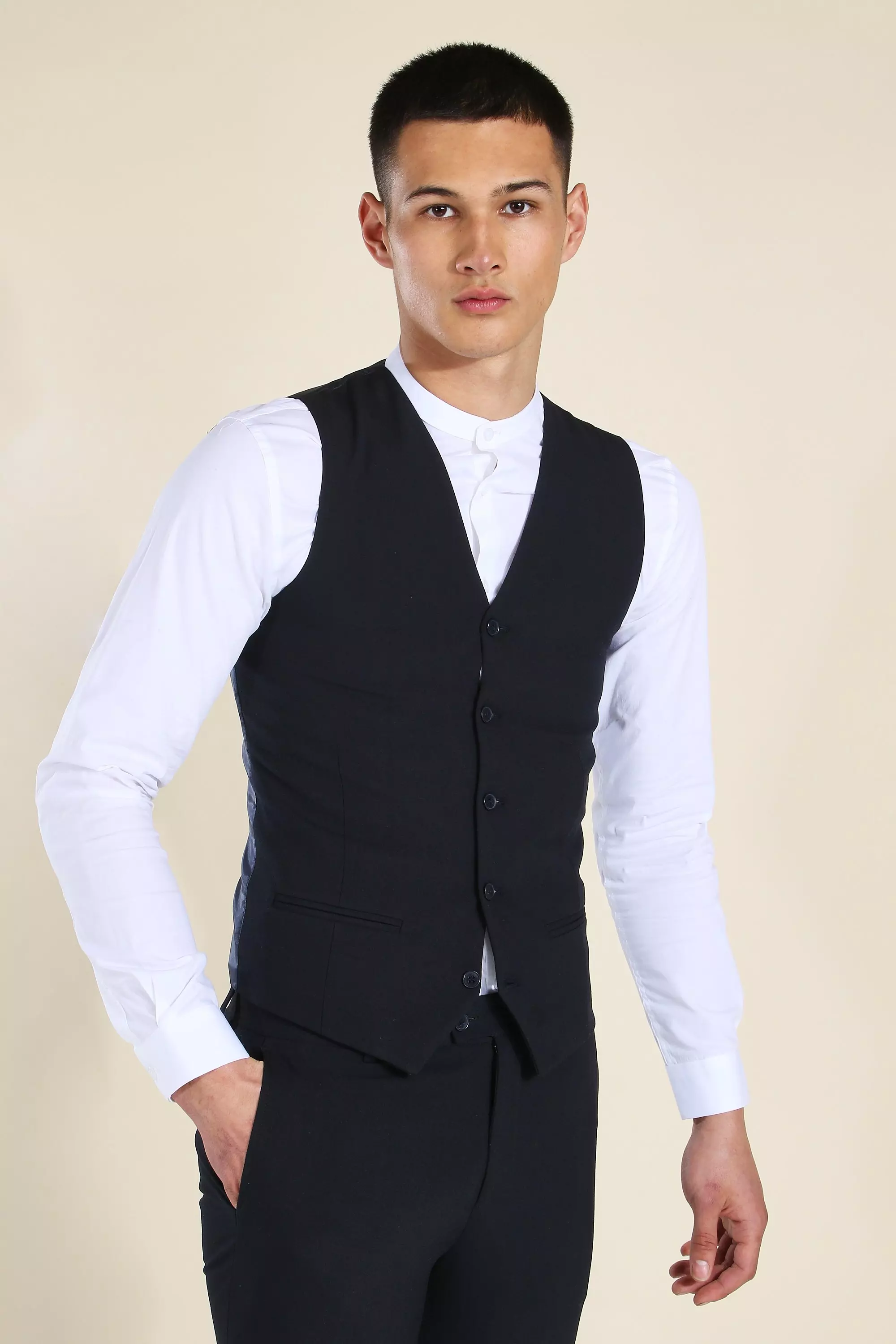 Mens skinny waistcoat store