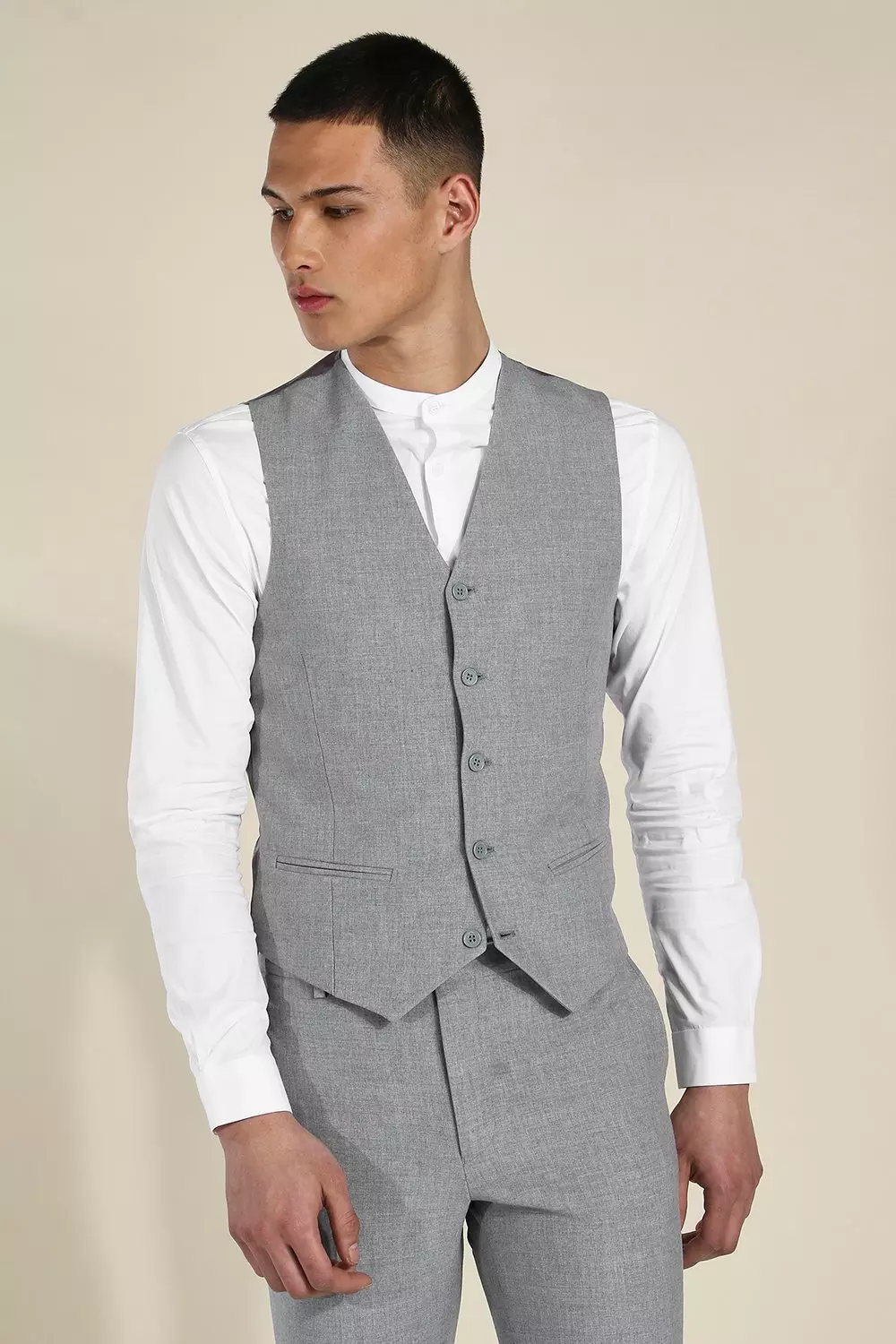 Veste de costume droite skinny, Grey autre image