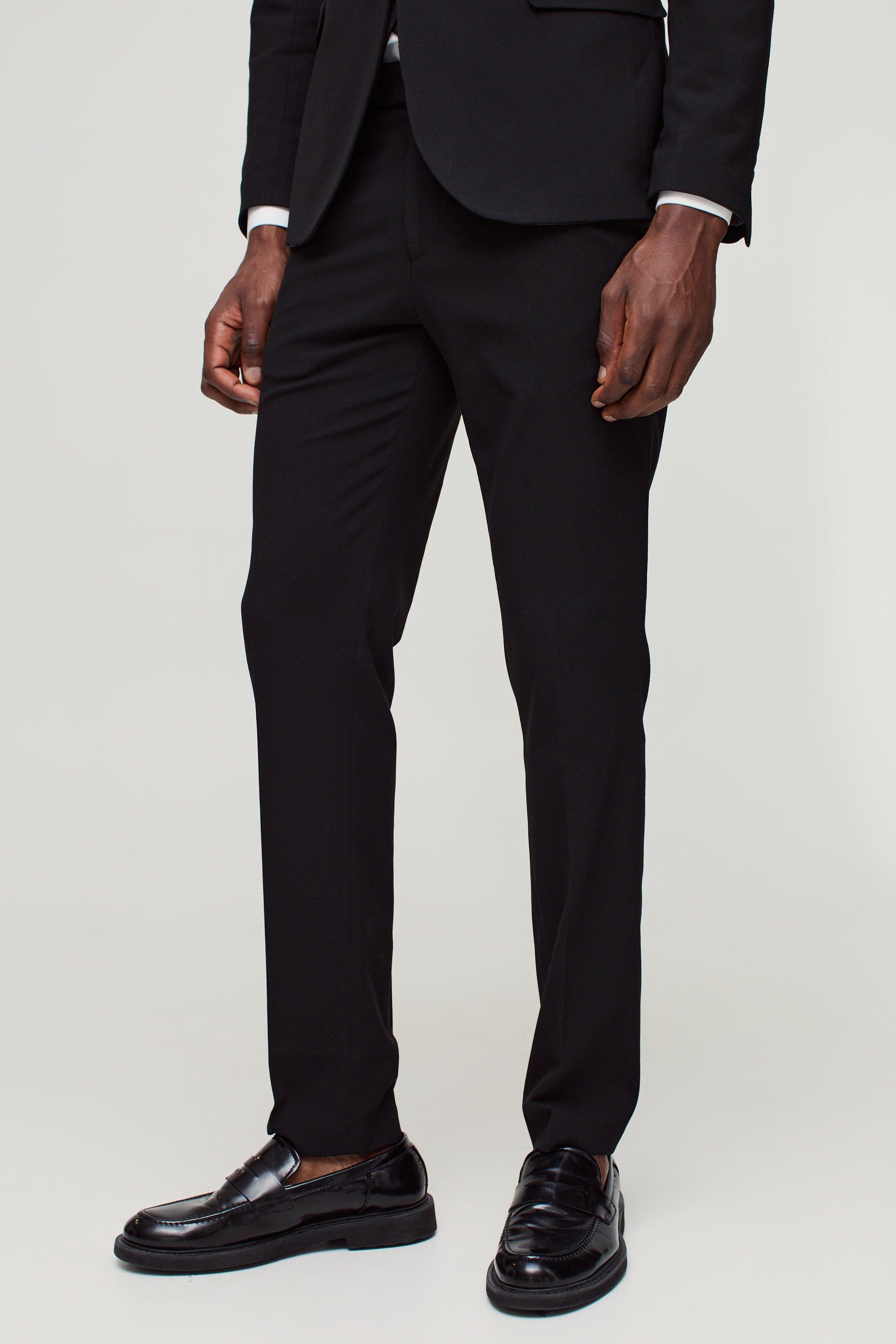 Men's Black Suit Pants | boohooMAN USA Men's Black Suit Pants | boohooMAN USA