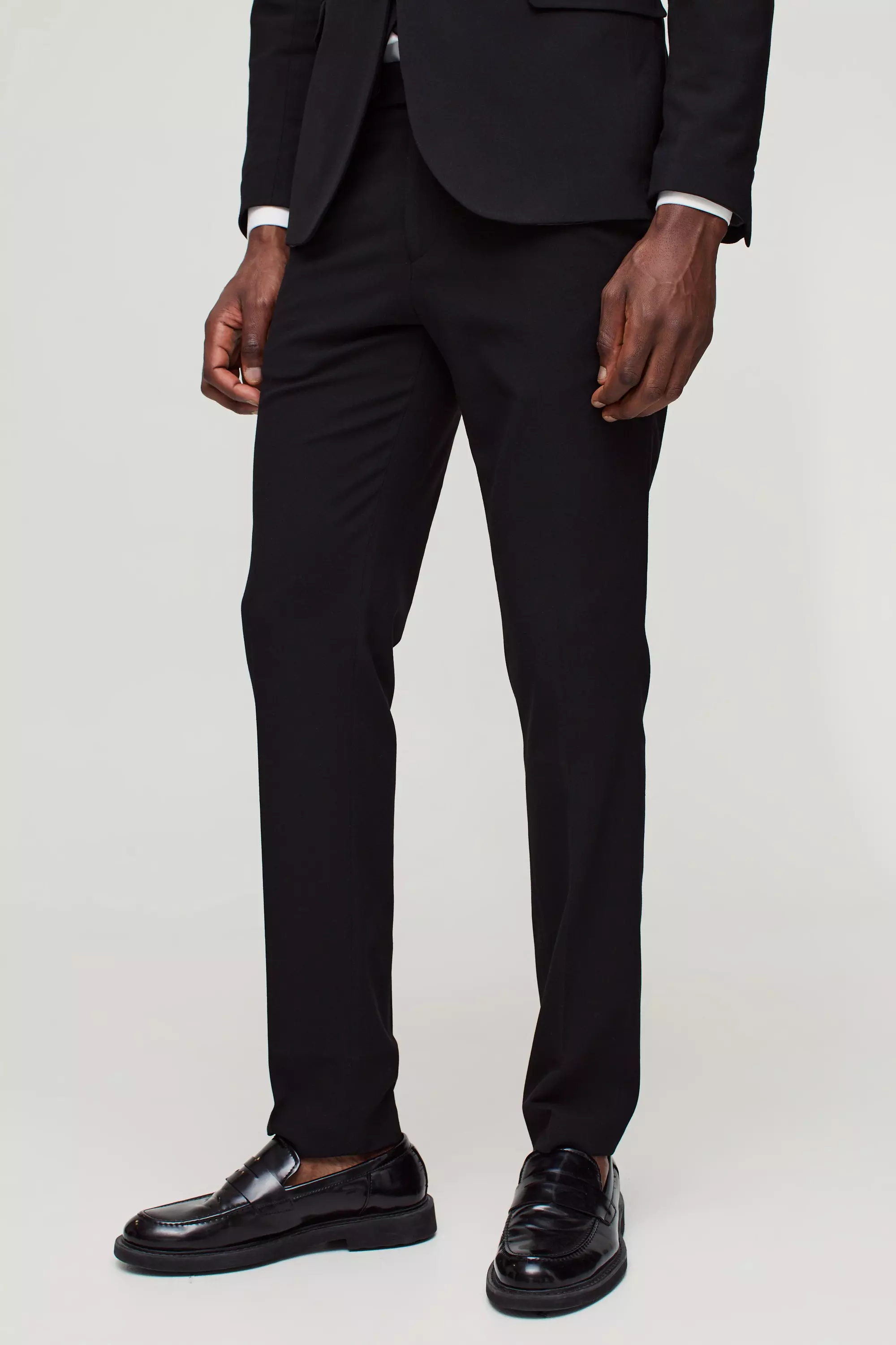 Black Skinny Waistcoat alternative image