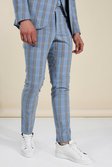 Skinny Blue Suit Trousers