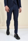 Skinny Navy Suit Trousers