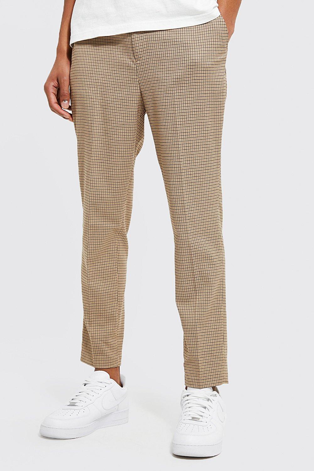 Dogtooth Tapered Trousers