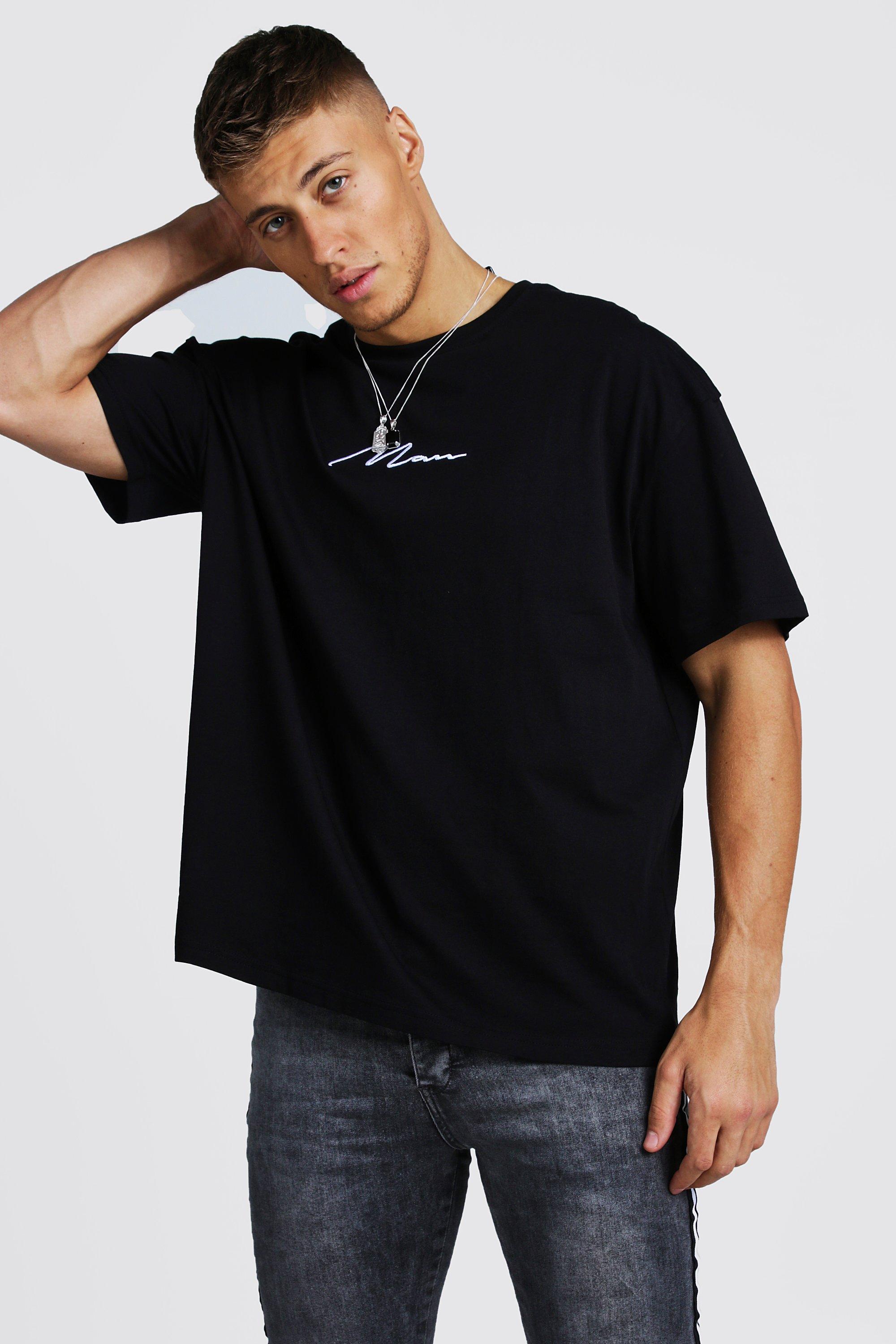 BoohooMAN Nfl Oversized Multi Team Print T-shirt in Black for Men