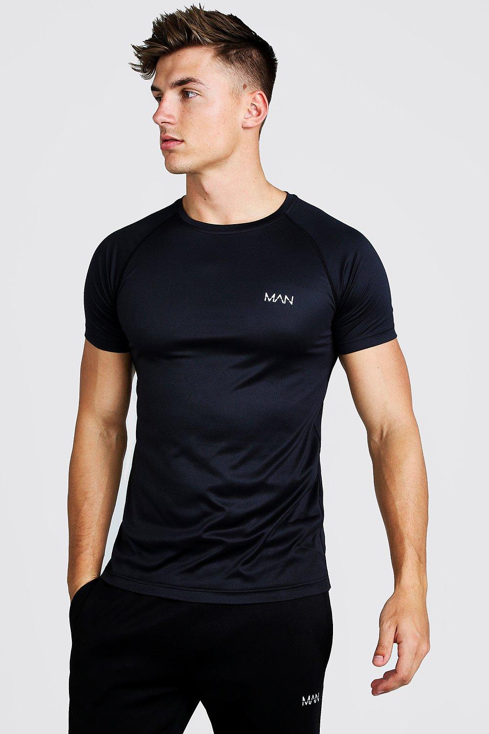 boohooMAN Man Active Gym Athletic Boxy Fit T-Shirt - Size XS