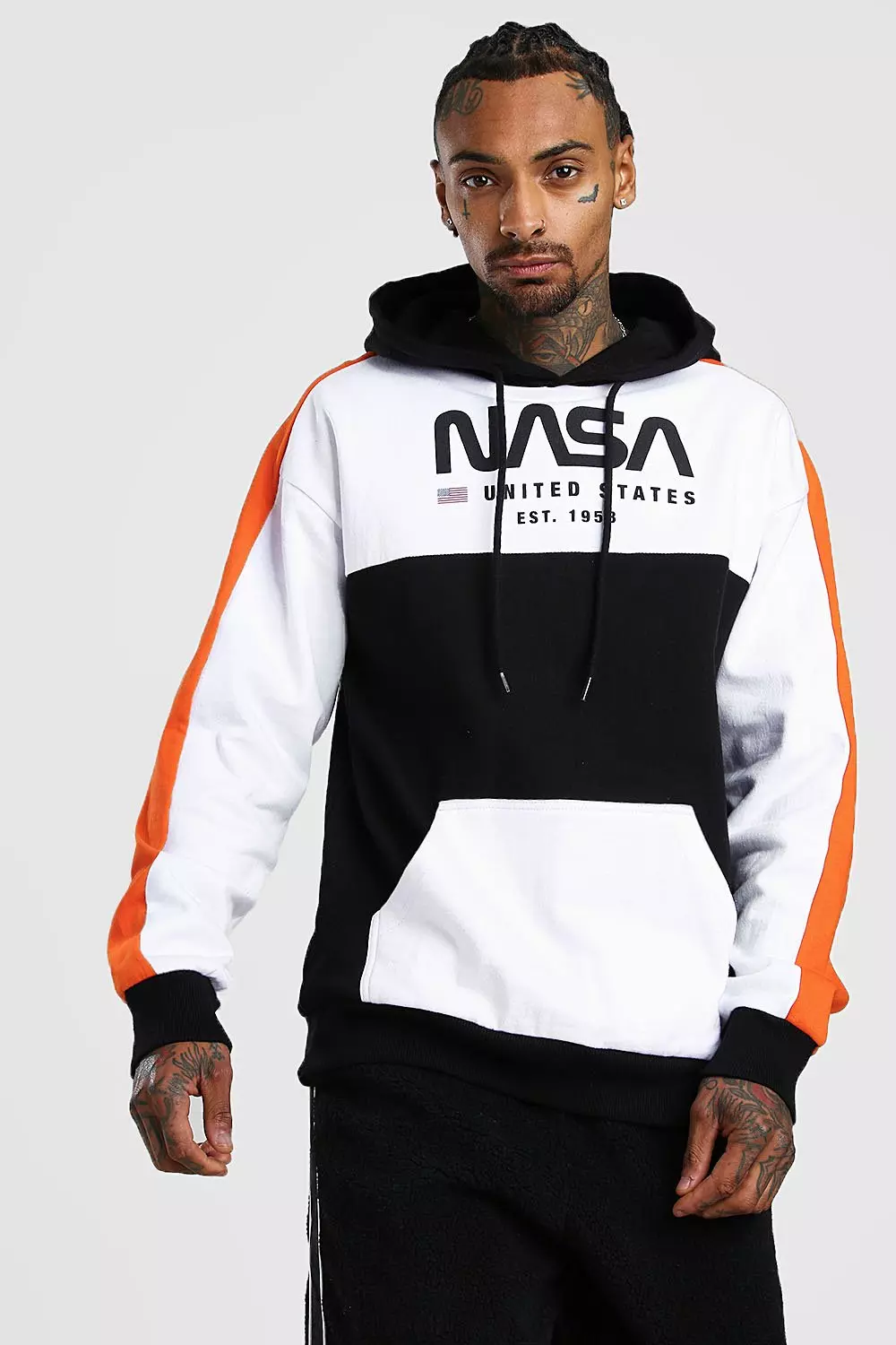 Orange nasa hoodie sale