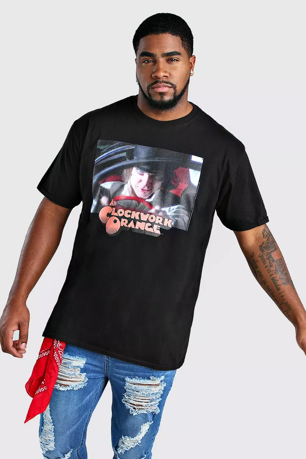 Oversized Clockwork Orange License T-Shirt alternative image