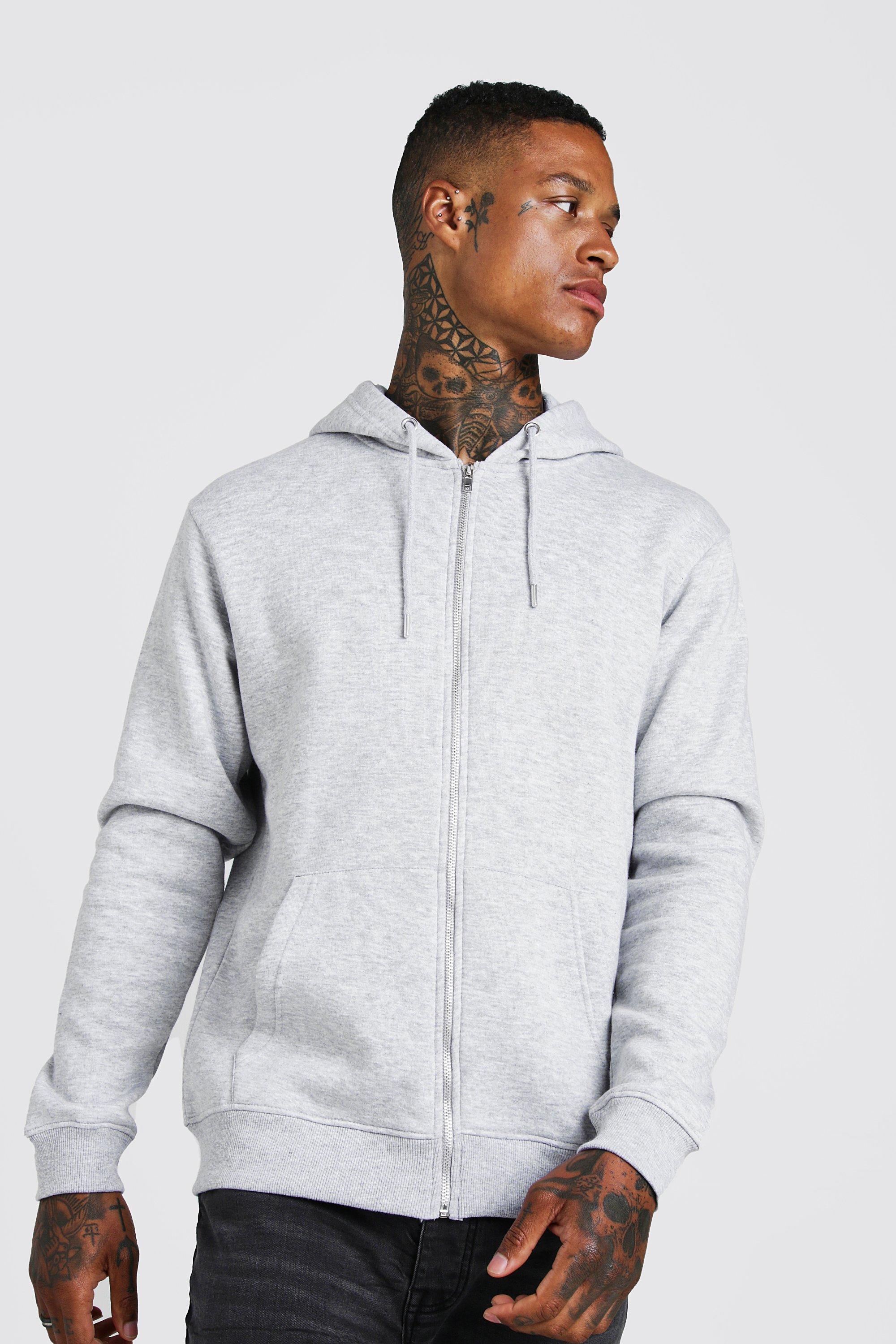 boohooman grey hoodie