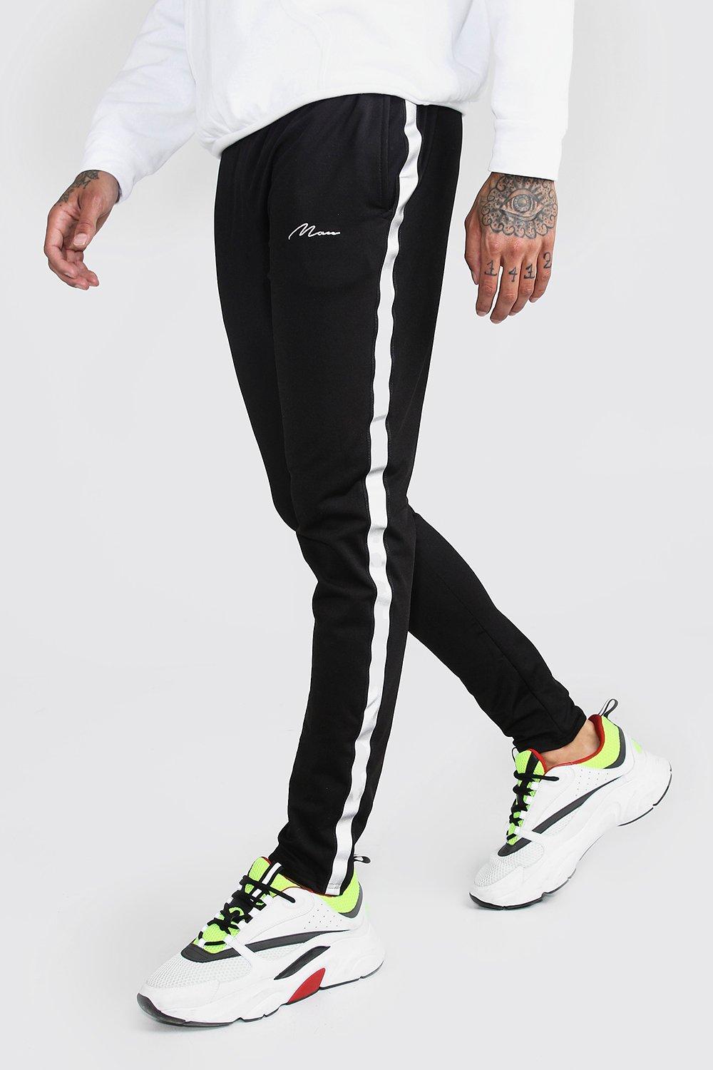 boohooman tricot joggers