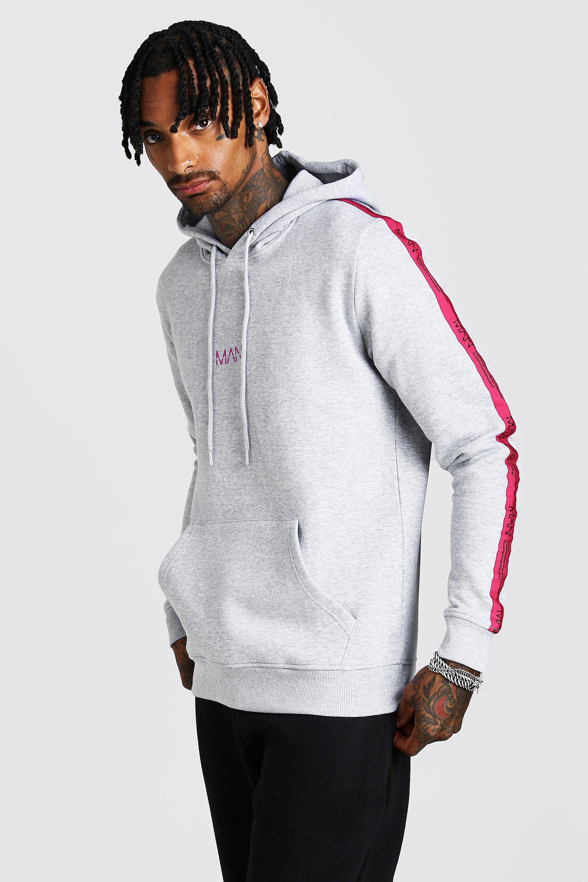 boohooman grey hoodie