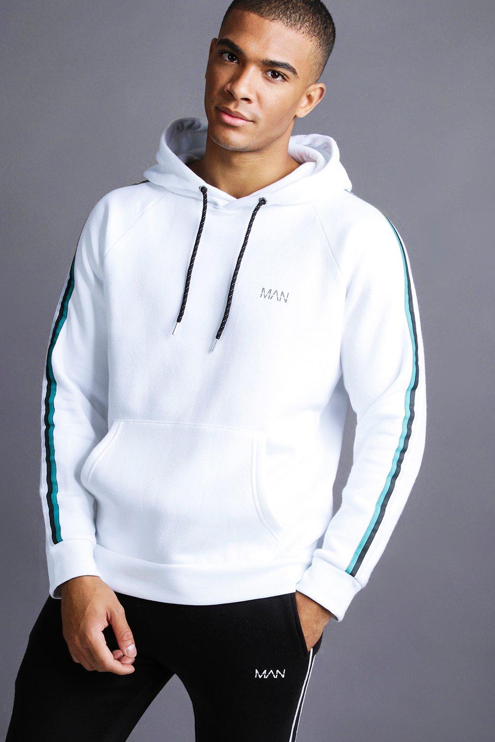 Boohooman store white hoodie