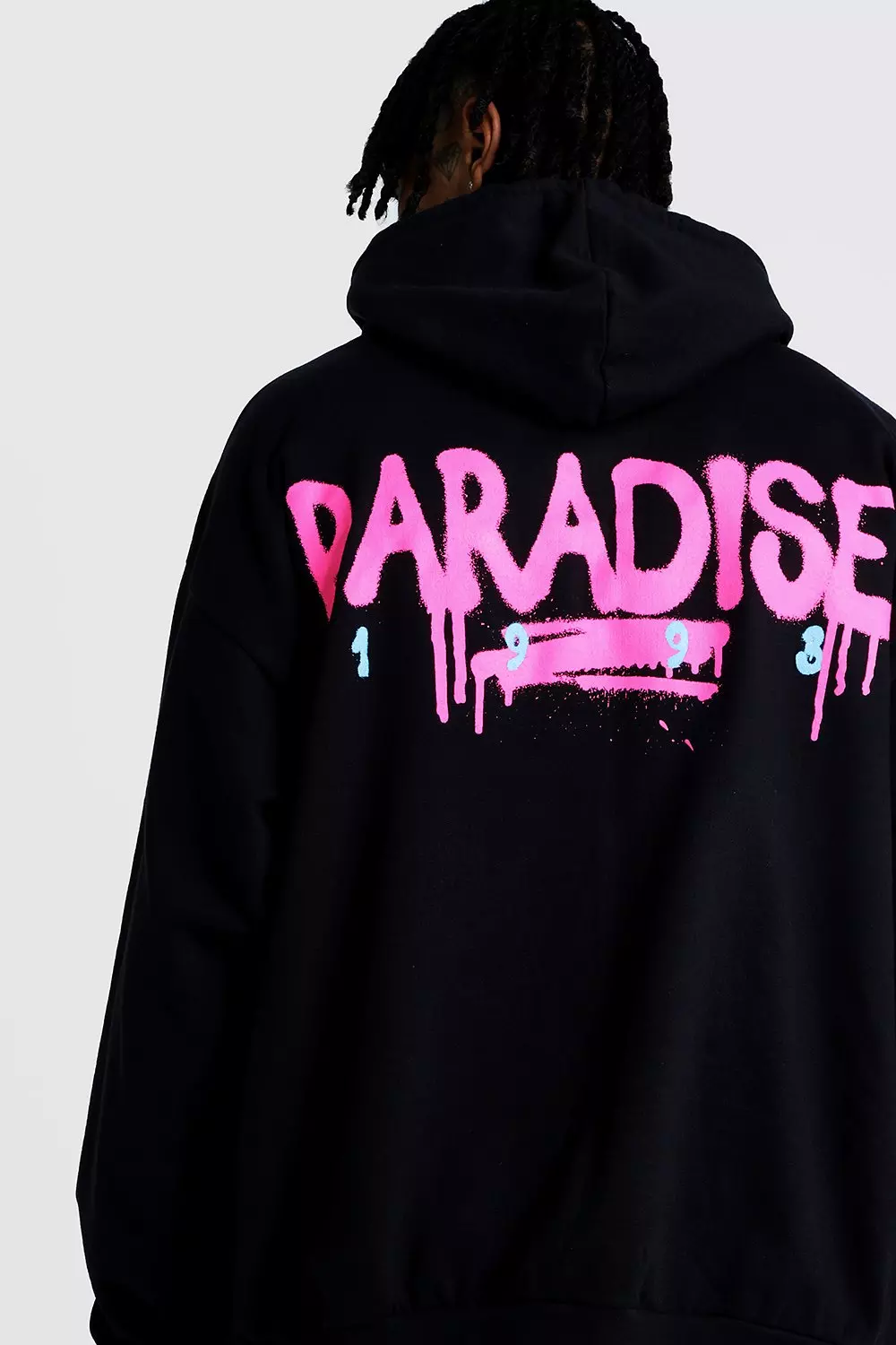 トップス Oversized Back Print Hoodie Ubeisy Symish Women 's Oversized Zip Up Sweatshirt Cross