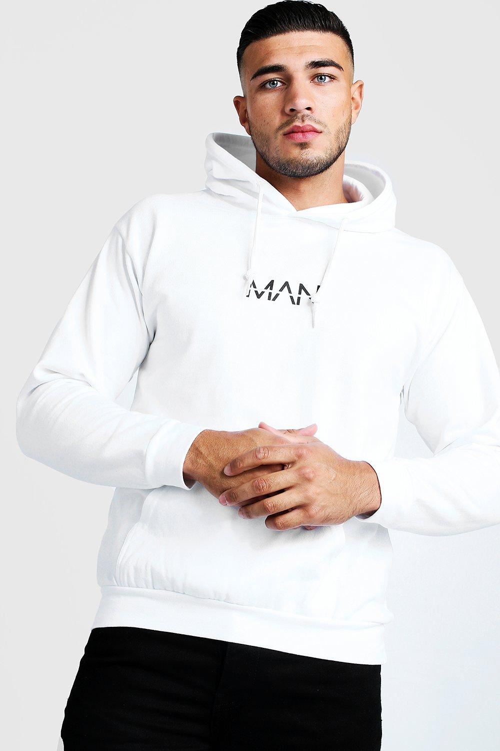 Boohooman 2025 white hoodie