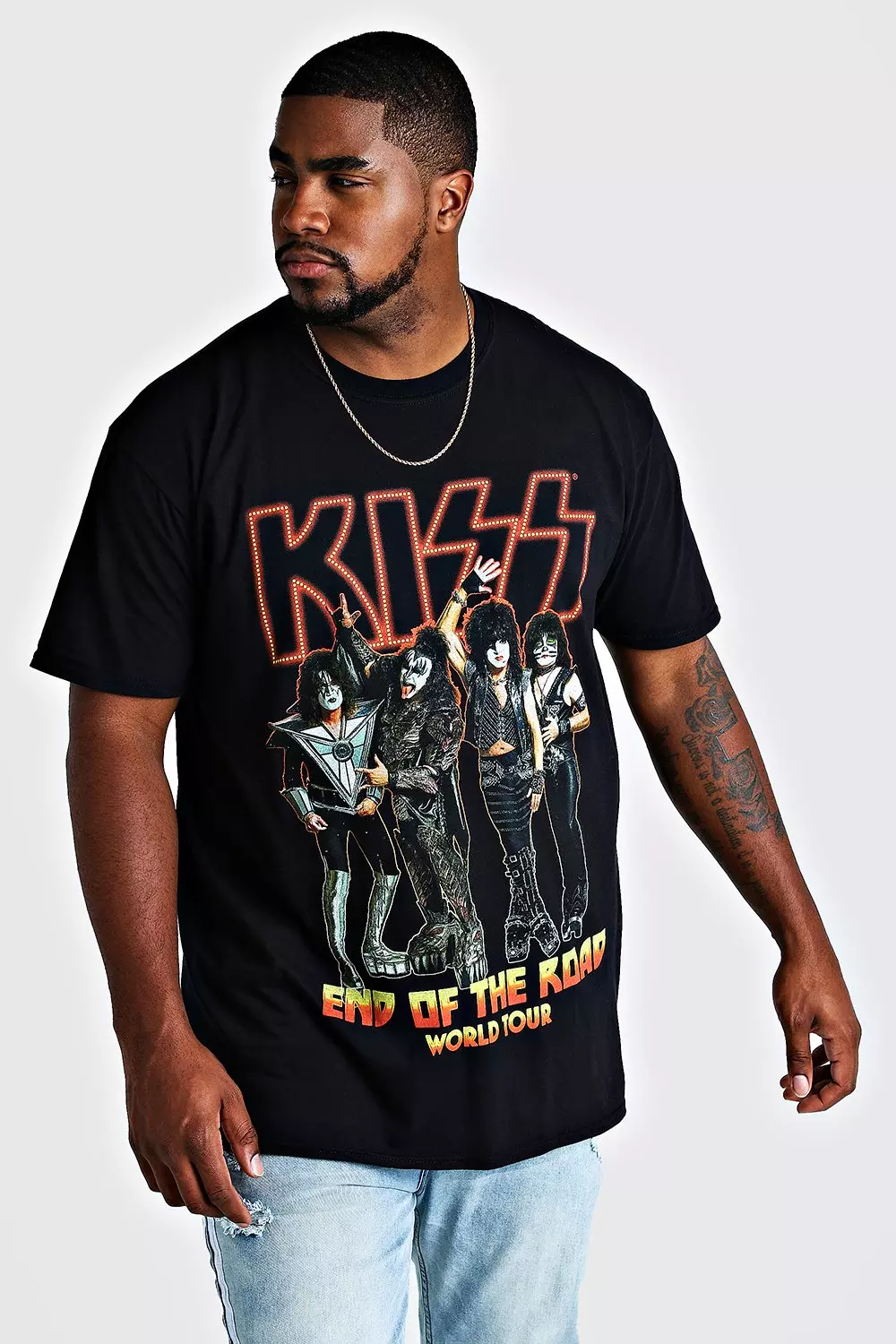 Plus Size Kiss End Of The Road License T-Shirt alternative image