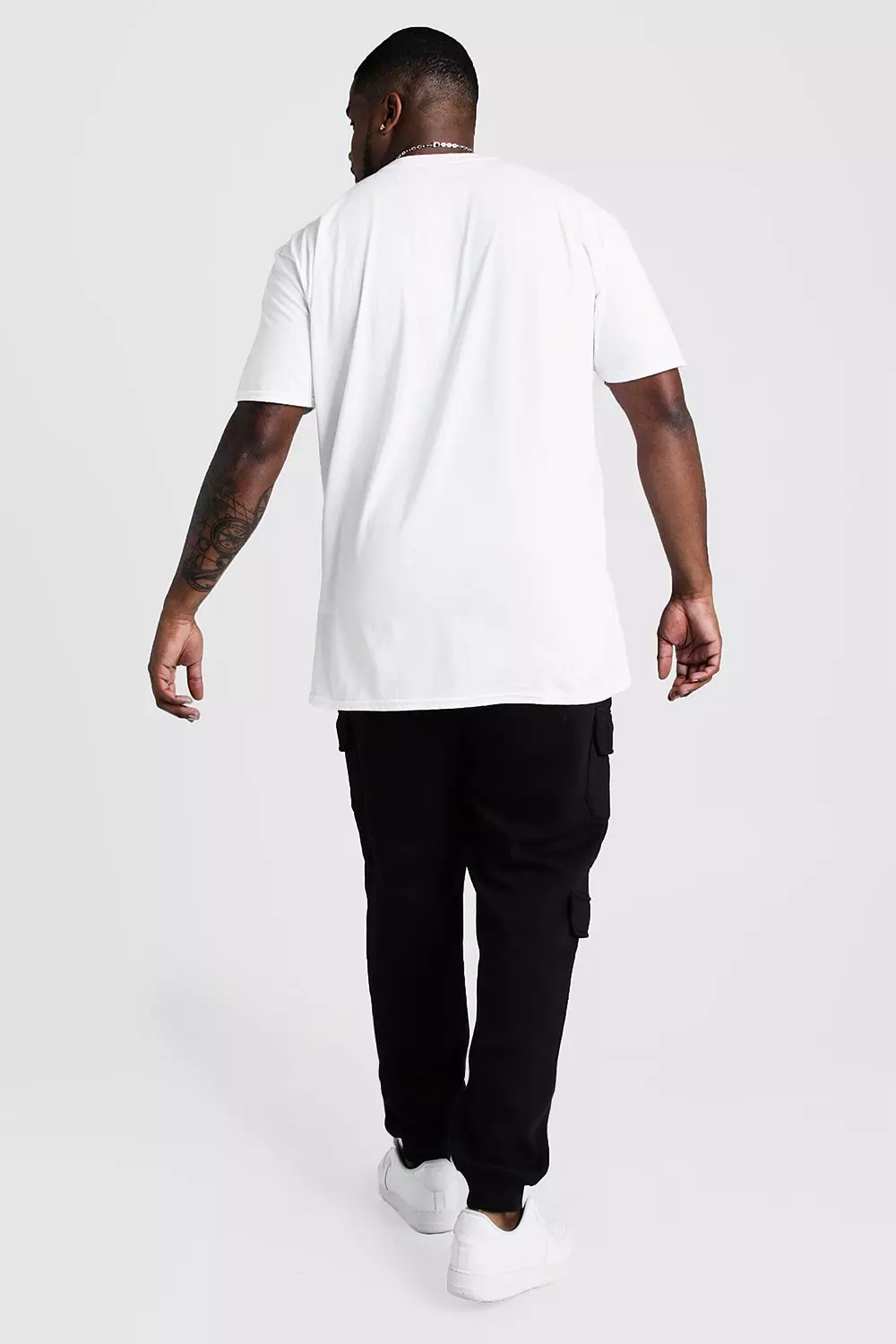 White Plus Size Tupac License T-Shirt alternative image