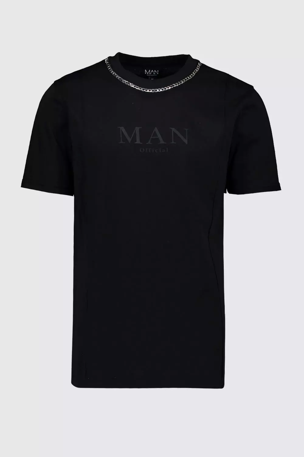 【送料関税込】DND4DES chain design T-shirt DND4DES Layered-Chain Graphic T-Shirt