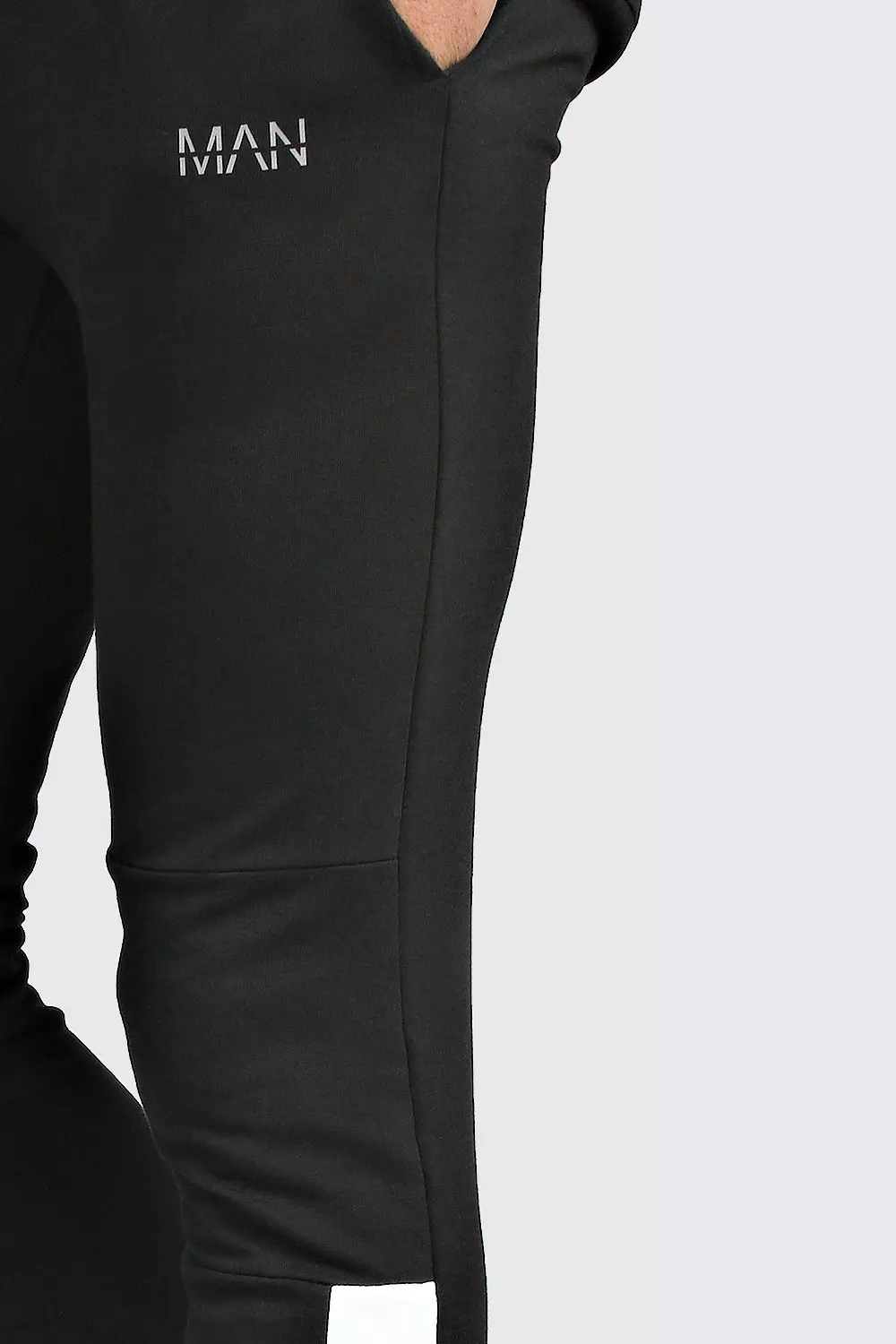 Black MAN Active Skinny Fit Joggers alternative image