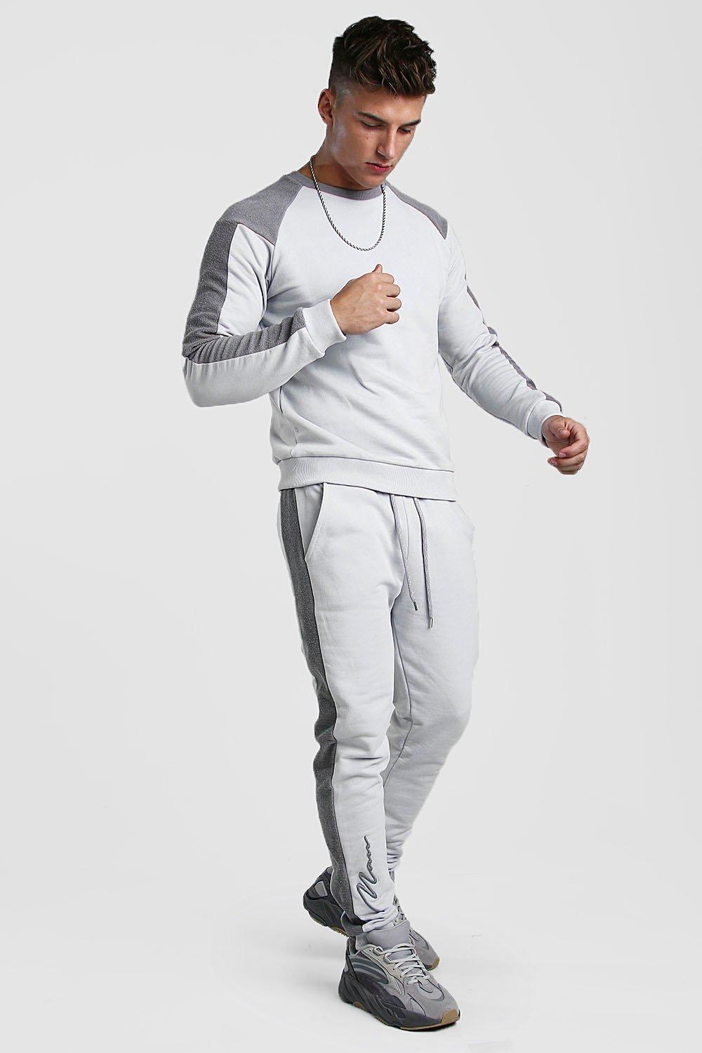 boohooman grey jumper