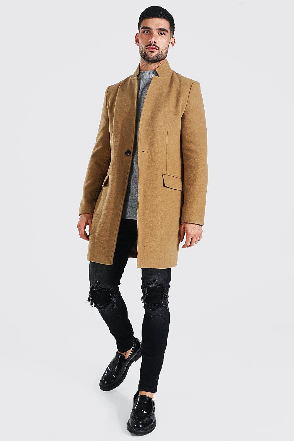 Bouclé Belted Coat - Men - OBSOLETES DO NOT TOUCH