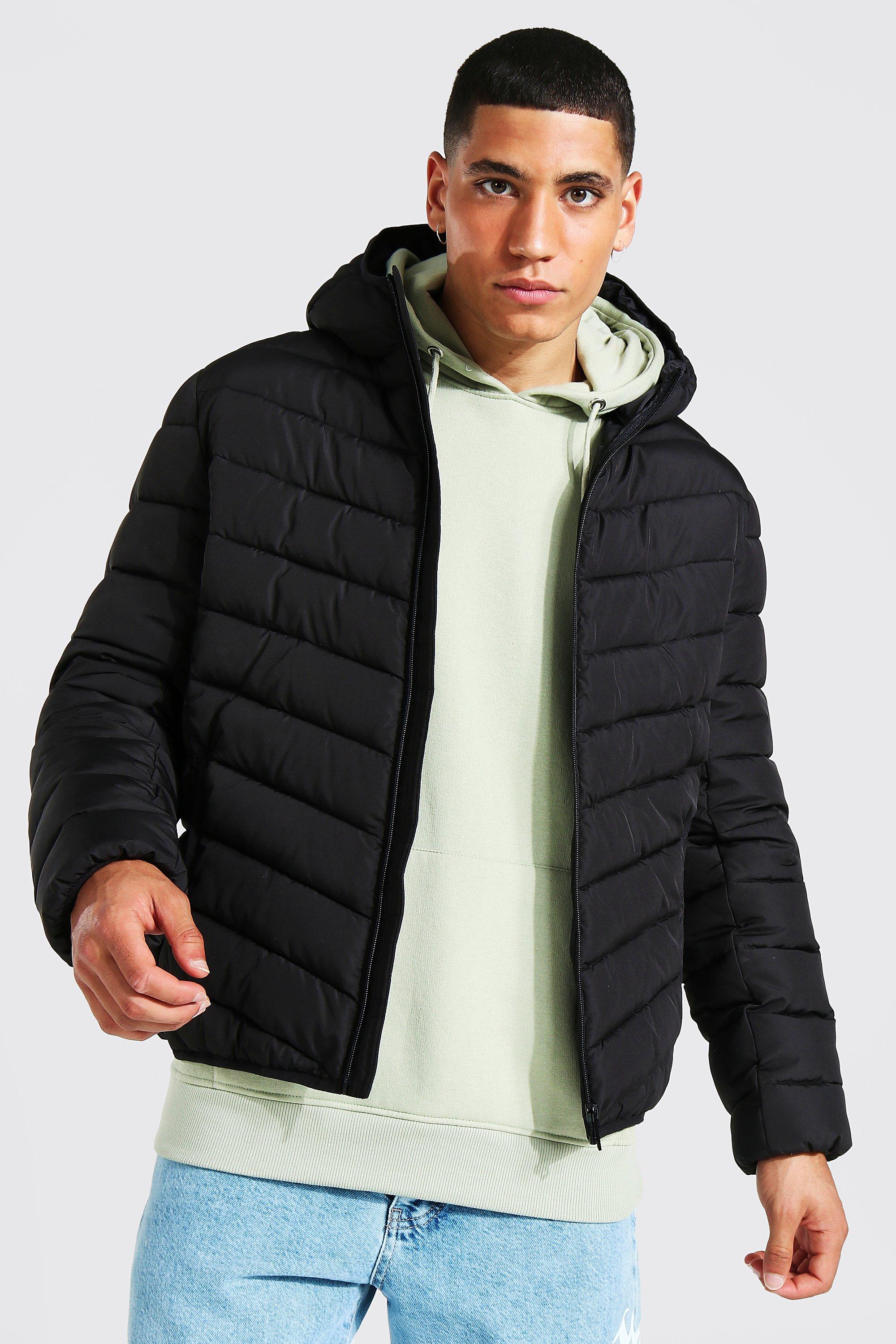 Quilted Zip Through Jacket