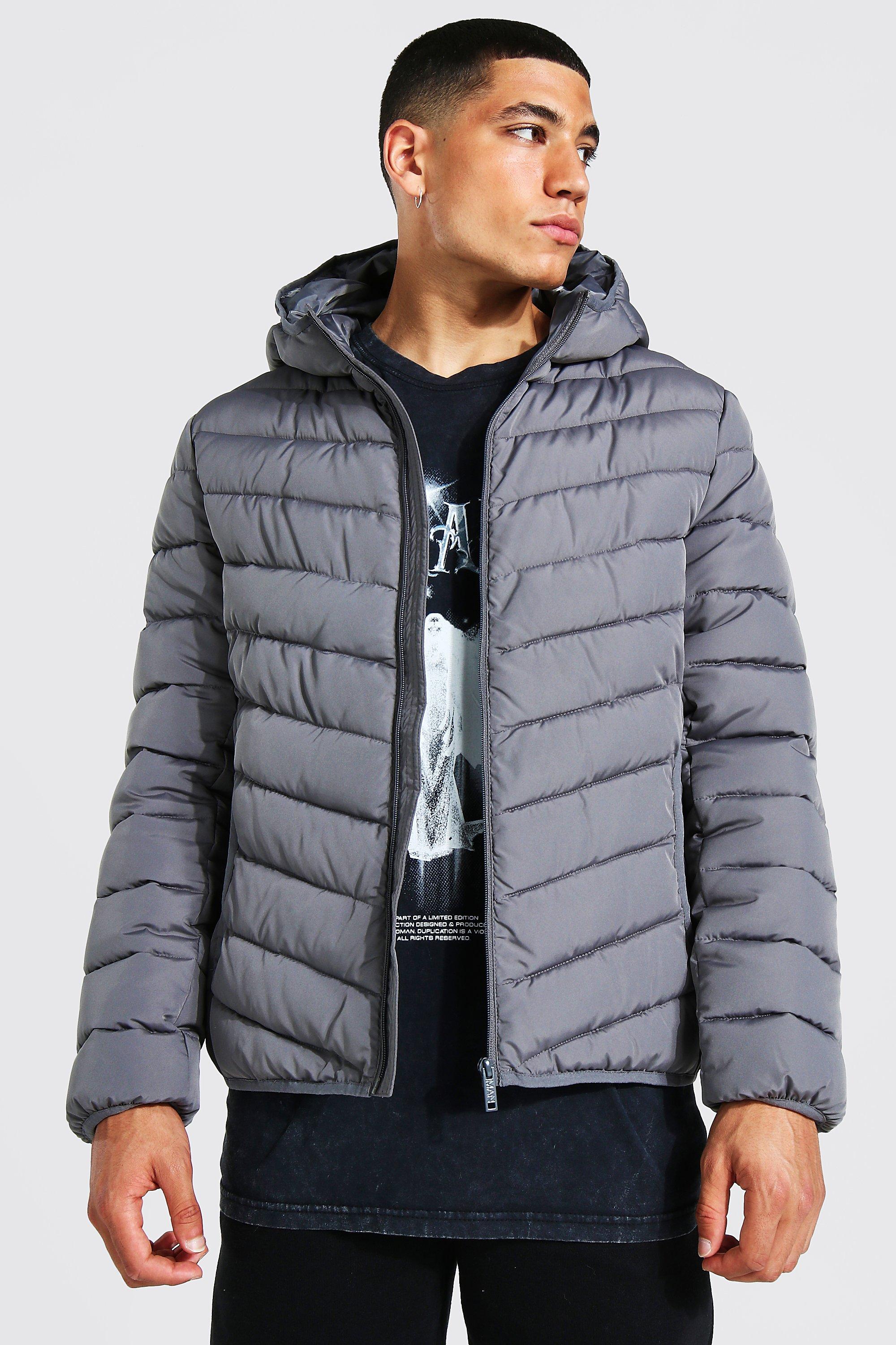 Quilted Zip Through Jacket