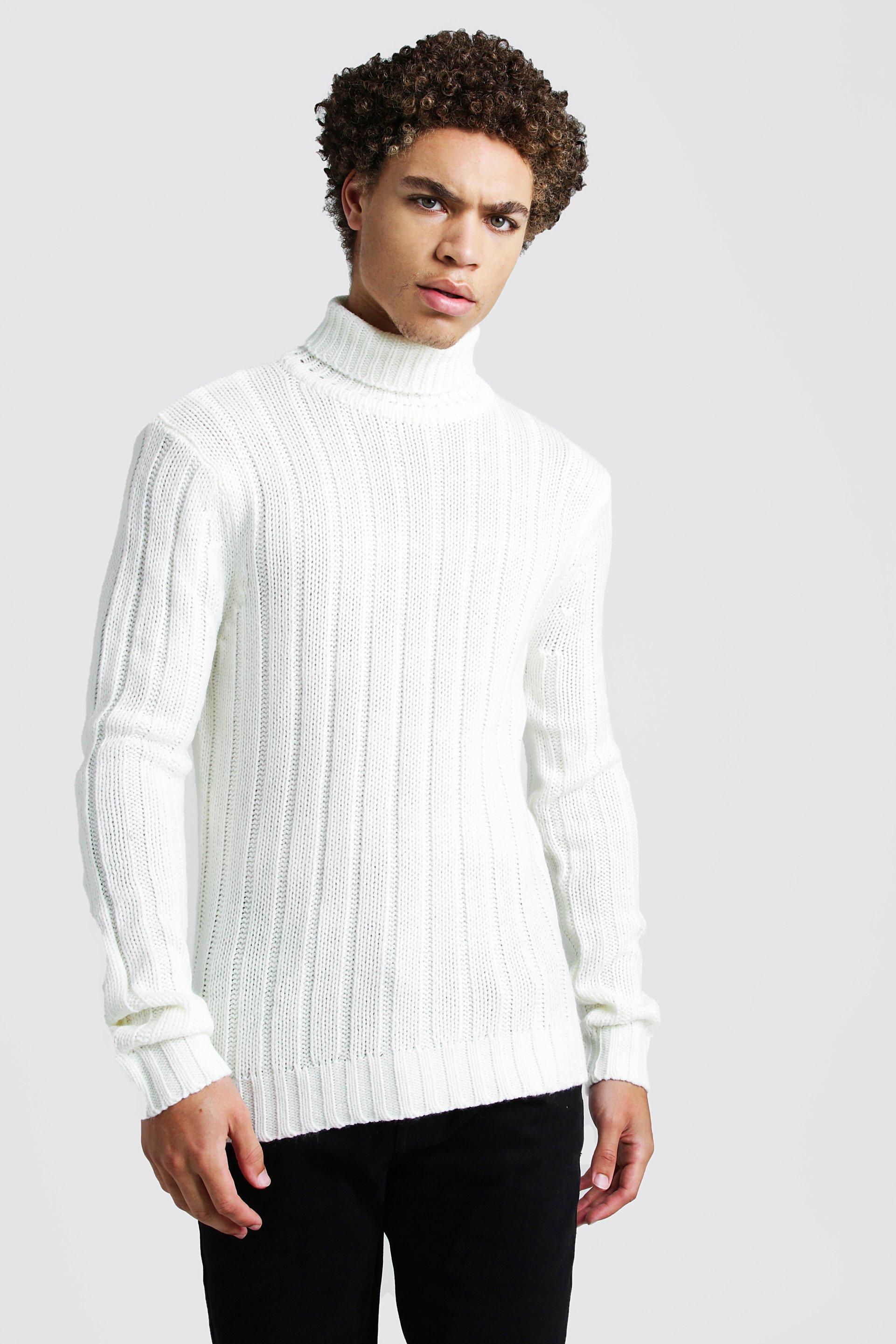 roll neck knit jumper