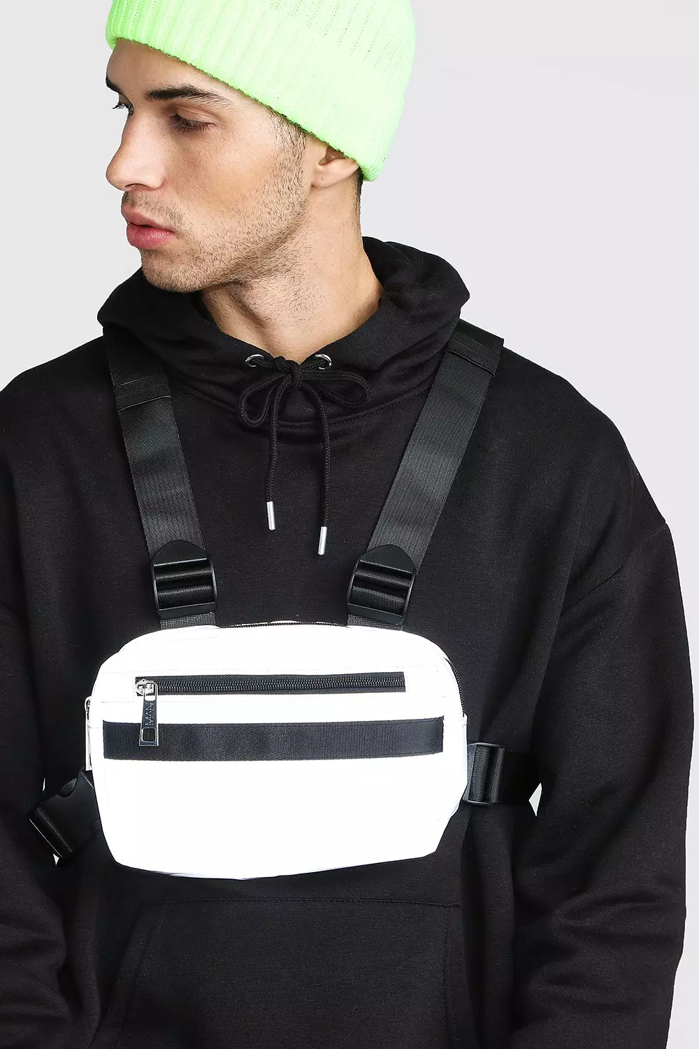 Reflective chest bag deals