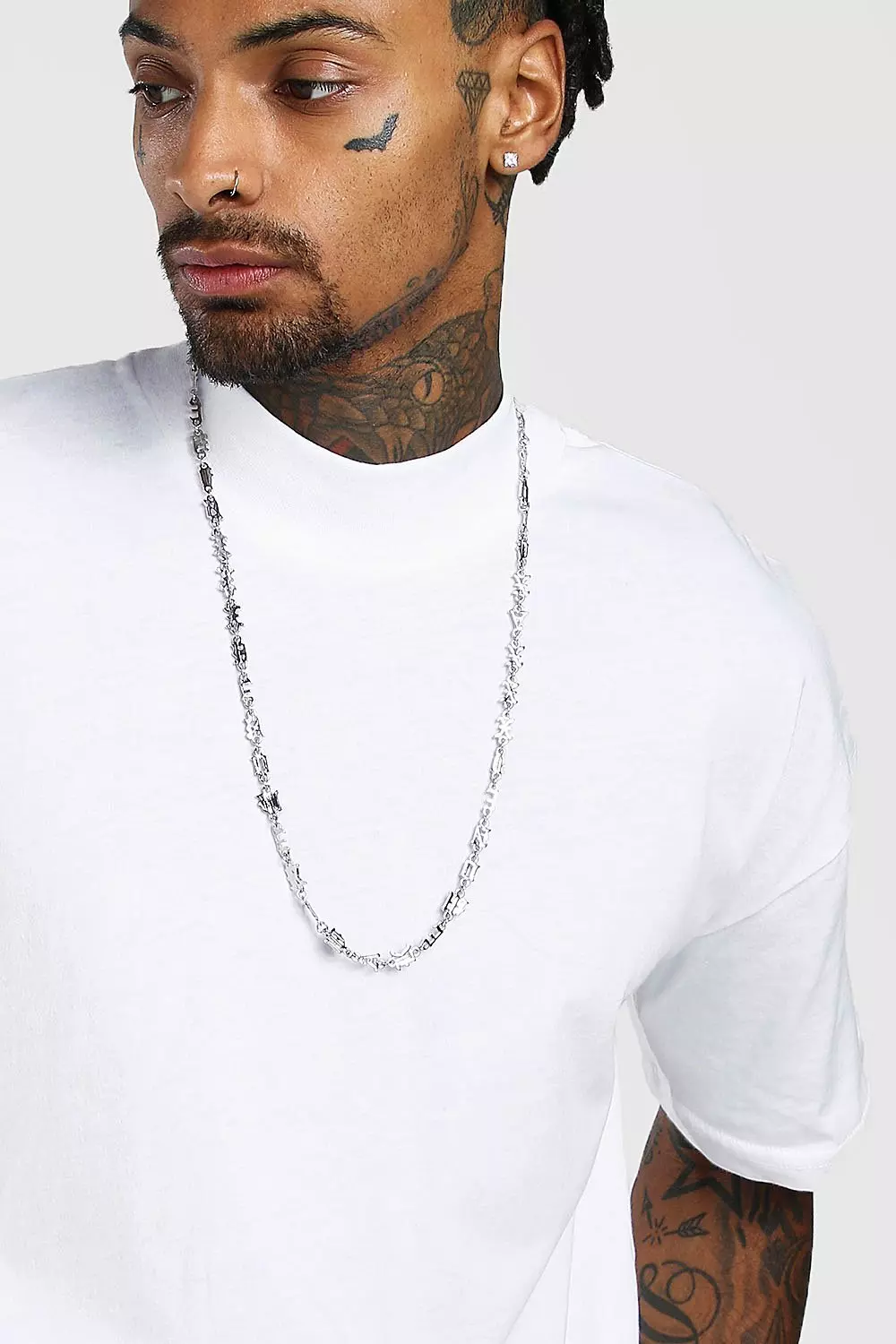 Oversized T-Shirt With Extended Neck alternative image