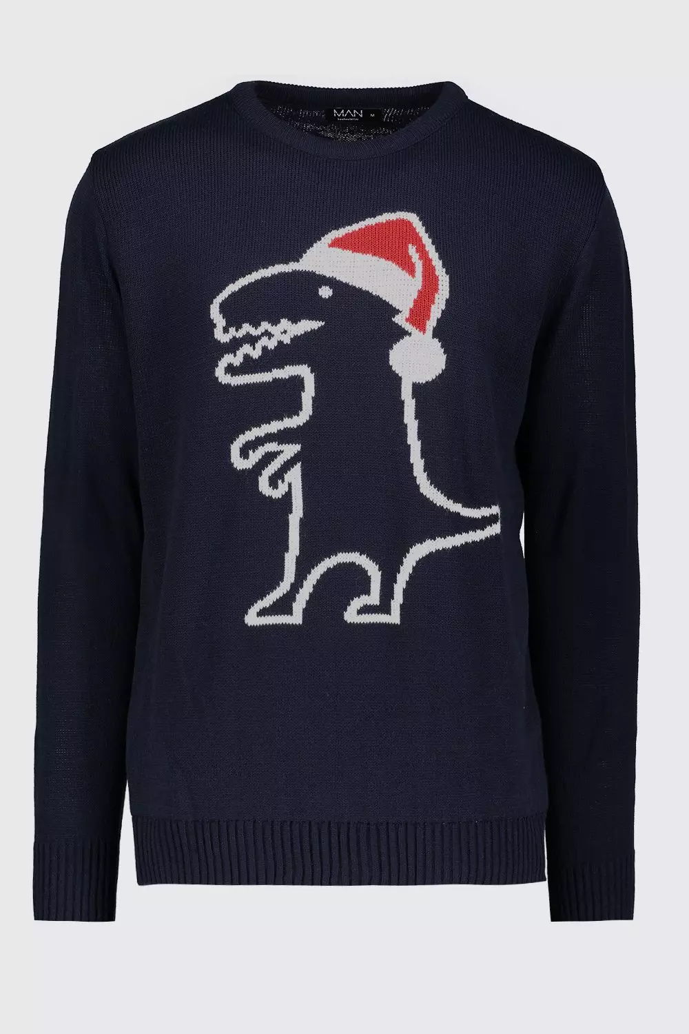 Navy Dino Christmas Jumper alternative image