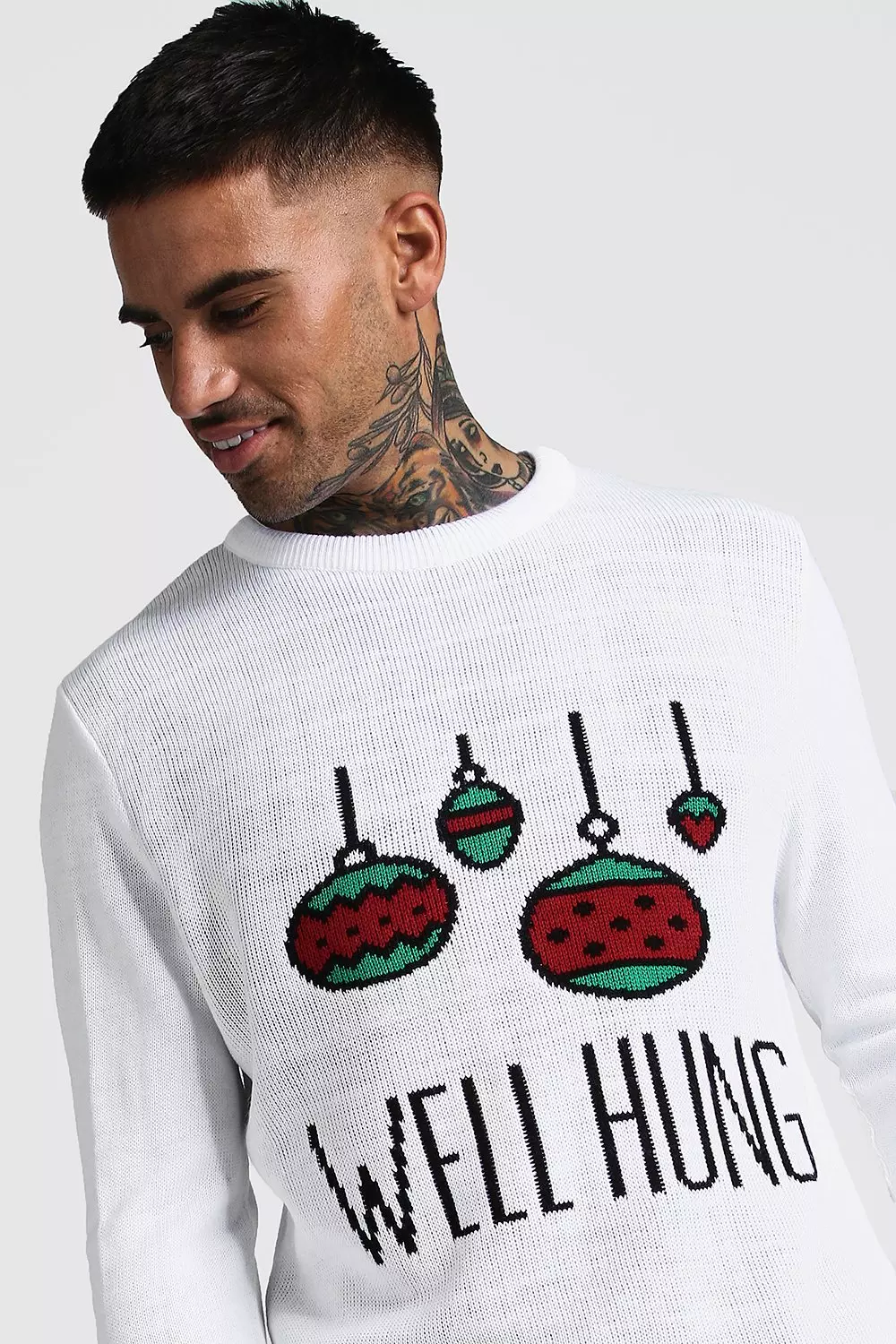 Hung christmas sweater best sale