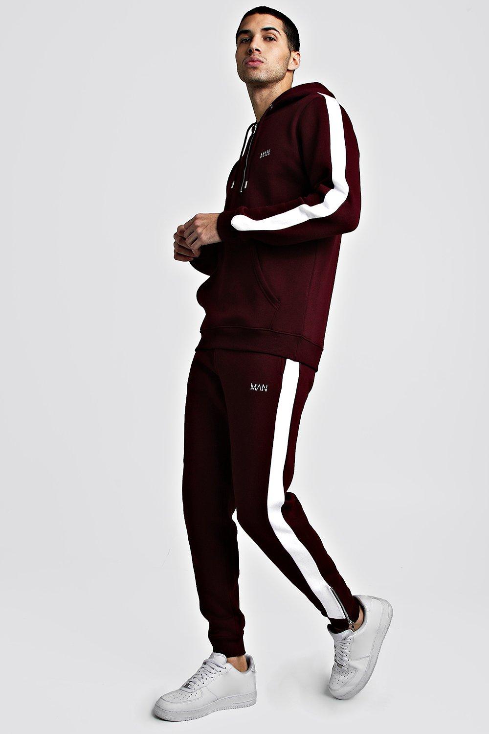 tracksuit burgundy