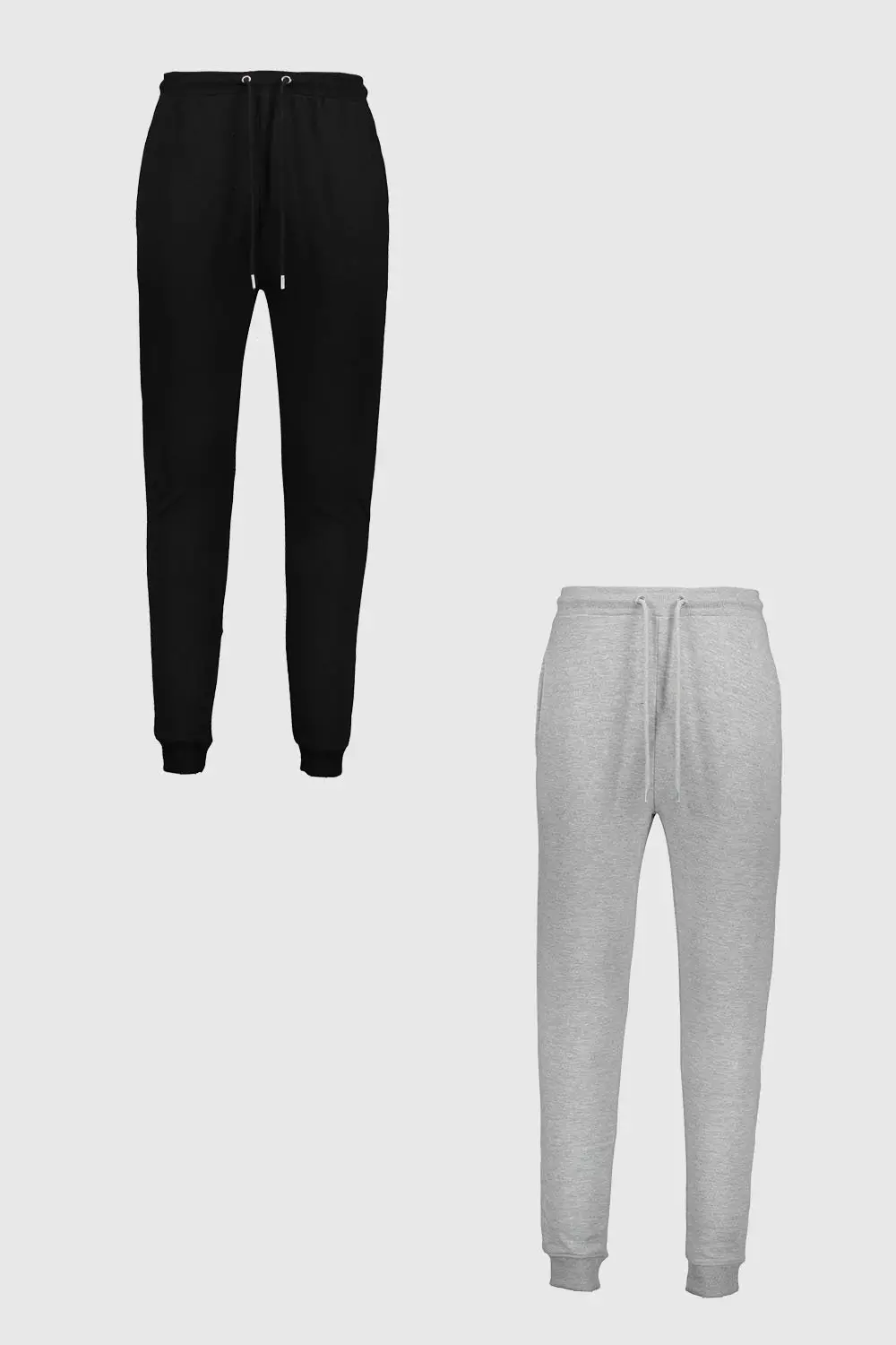 2 pack Super Skinny Fit Jogger boohooMAN