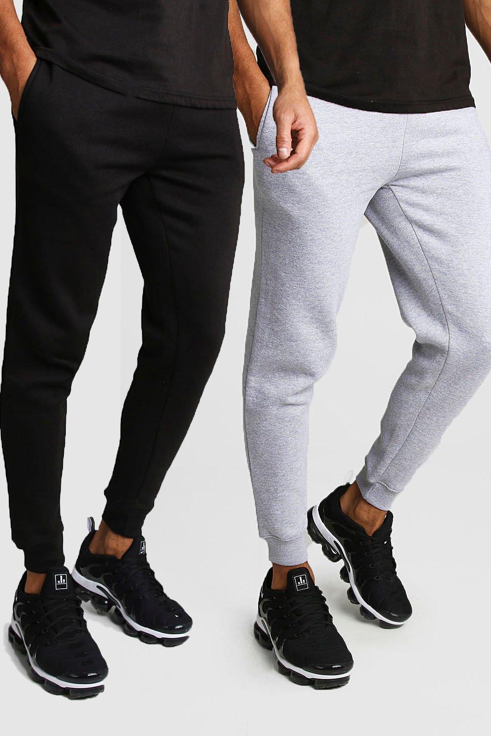 boohooman skinny fit joggers