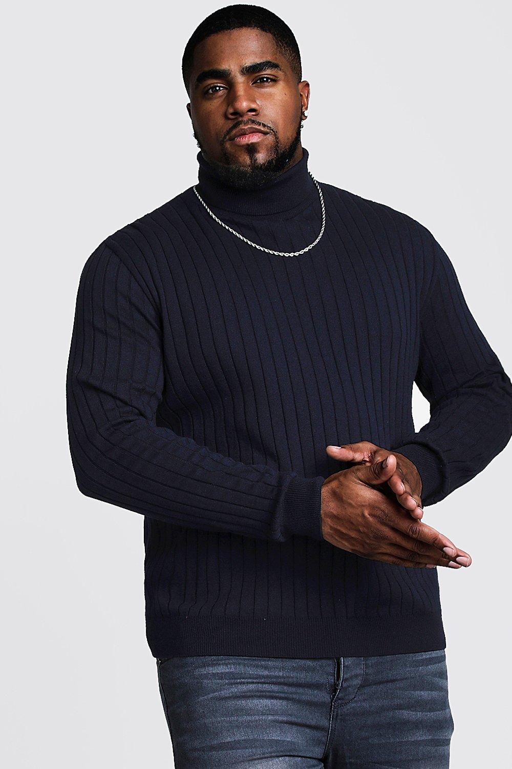 plus size polo neck jumpers