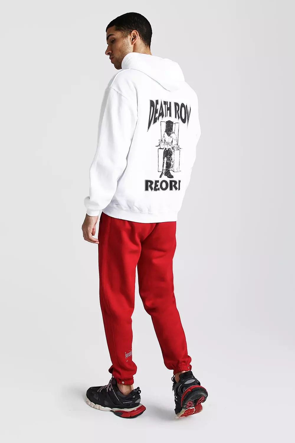 Boohooman death row hoodie cheap