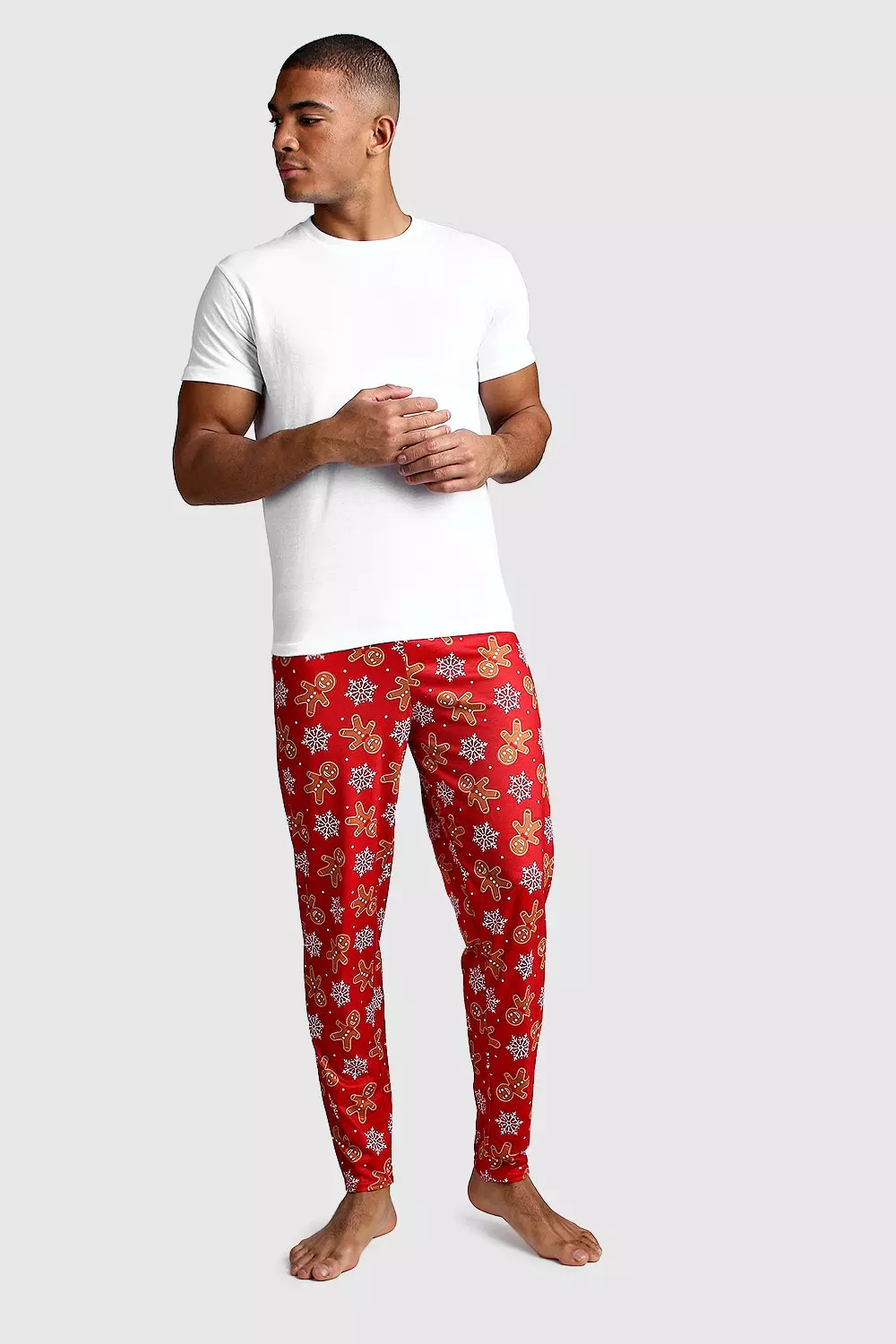 Christmas Gingerbread Man Print Lounge Set alternative image