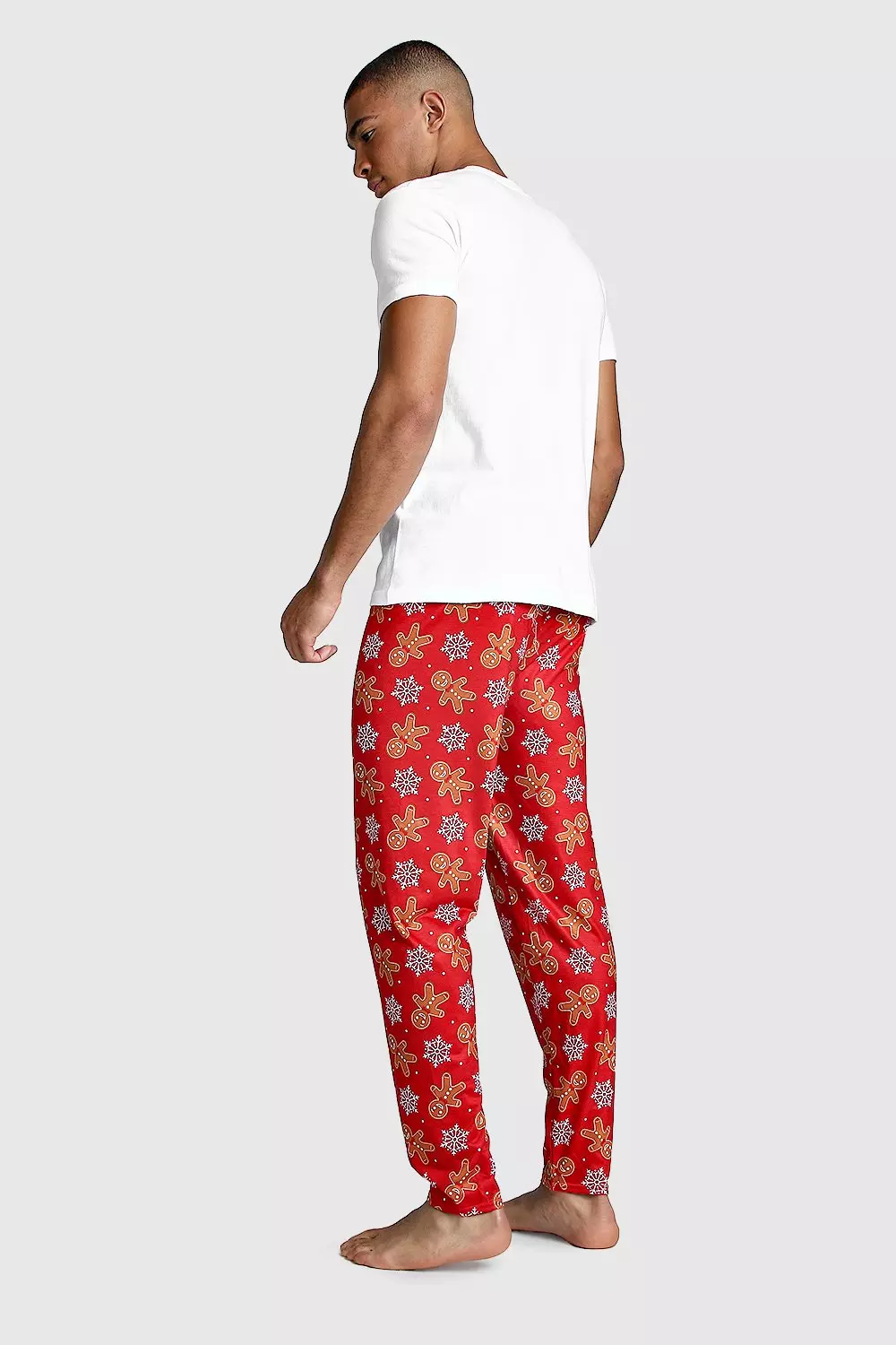 Christmas Gingerbread Man Print Lounge Set alternative image