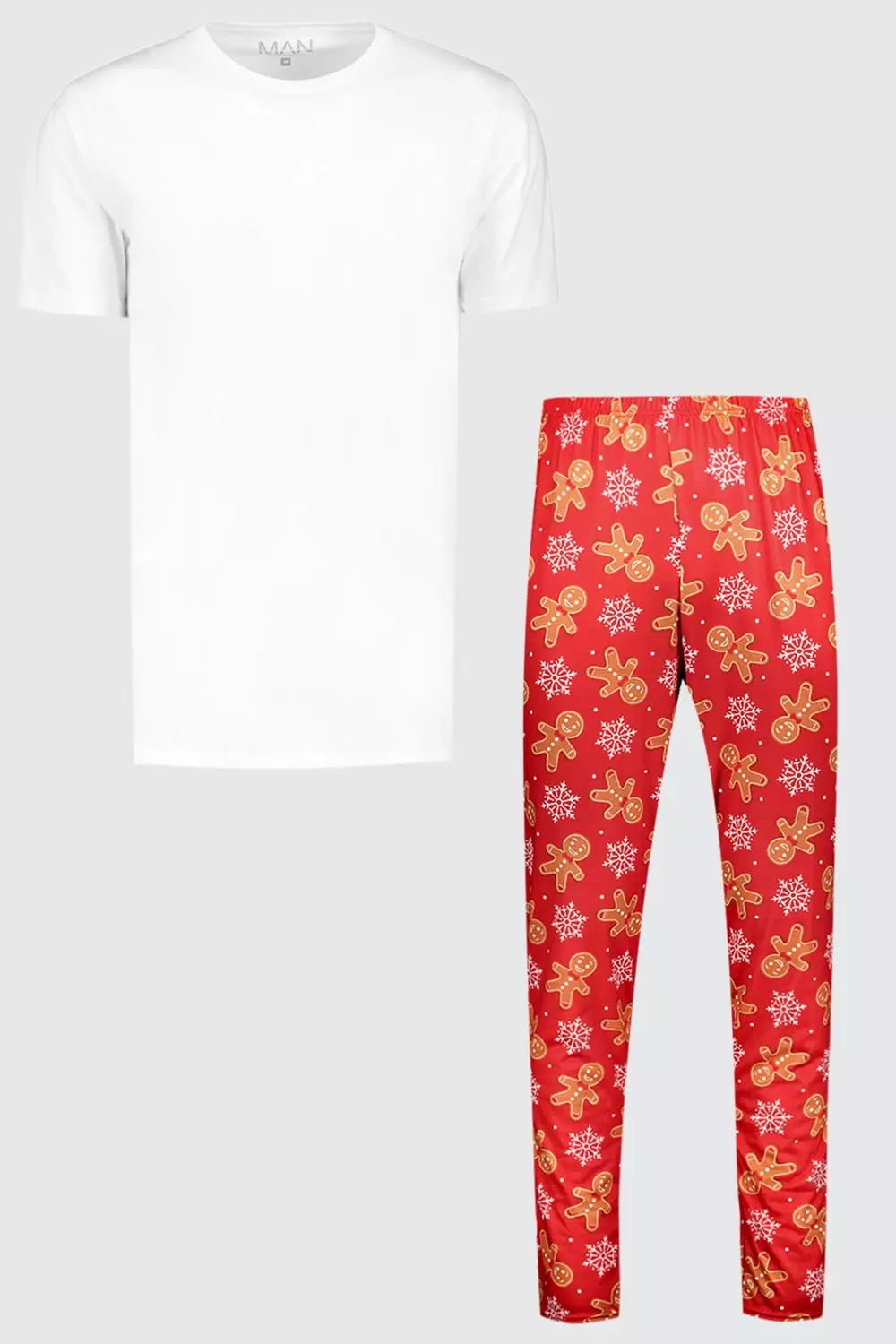 Christmas Gingerbread Man Print Lounge Set alternative image
