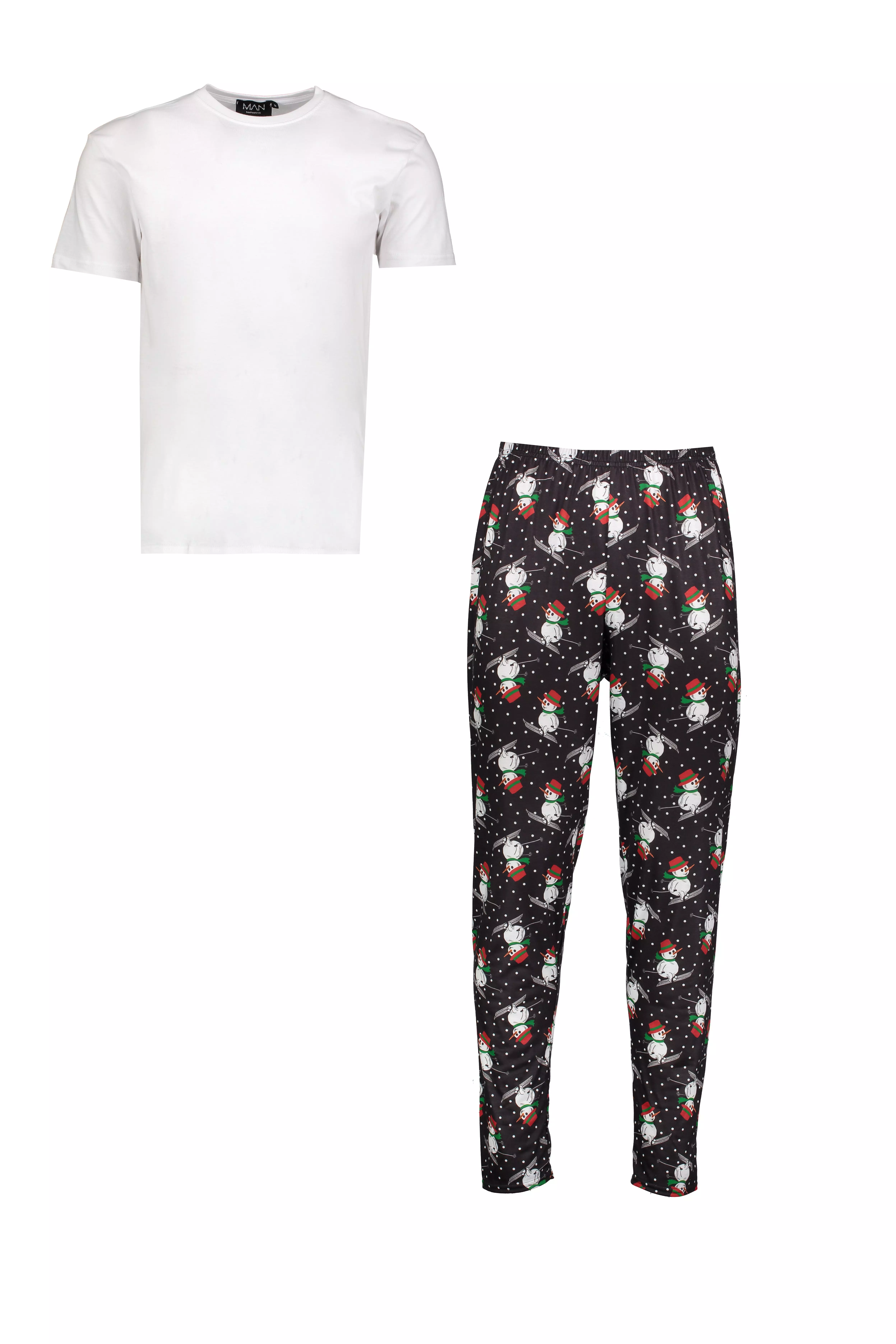 Christmas Snowman Print Lounge Set alternative image