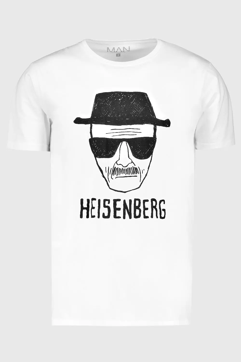 T-Shirt Ufficiale Breaking Bad Heisenberg, White immagine alternativa