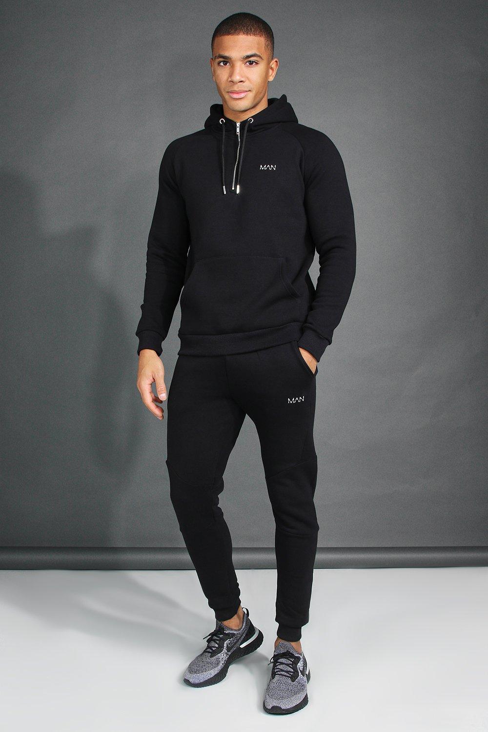 mens tapered tracksuit