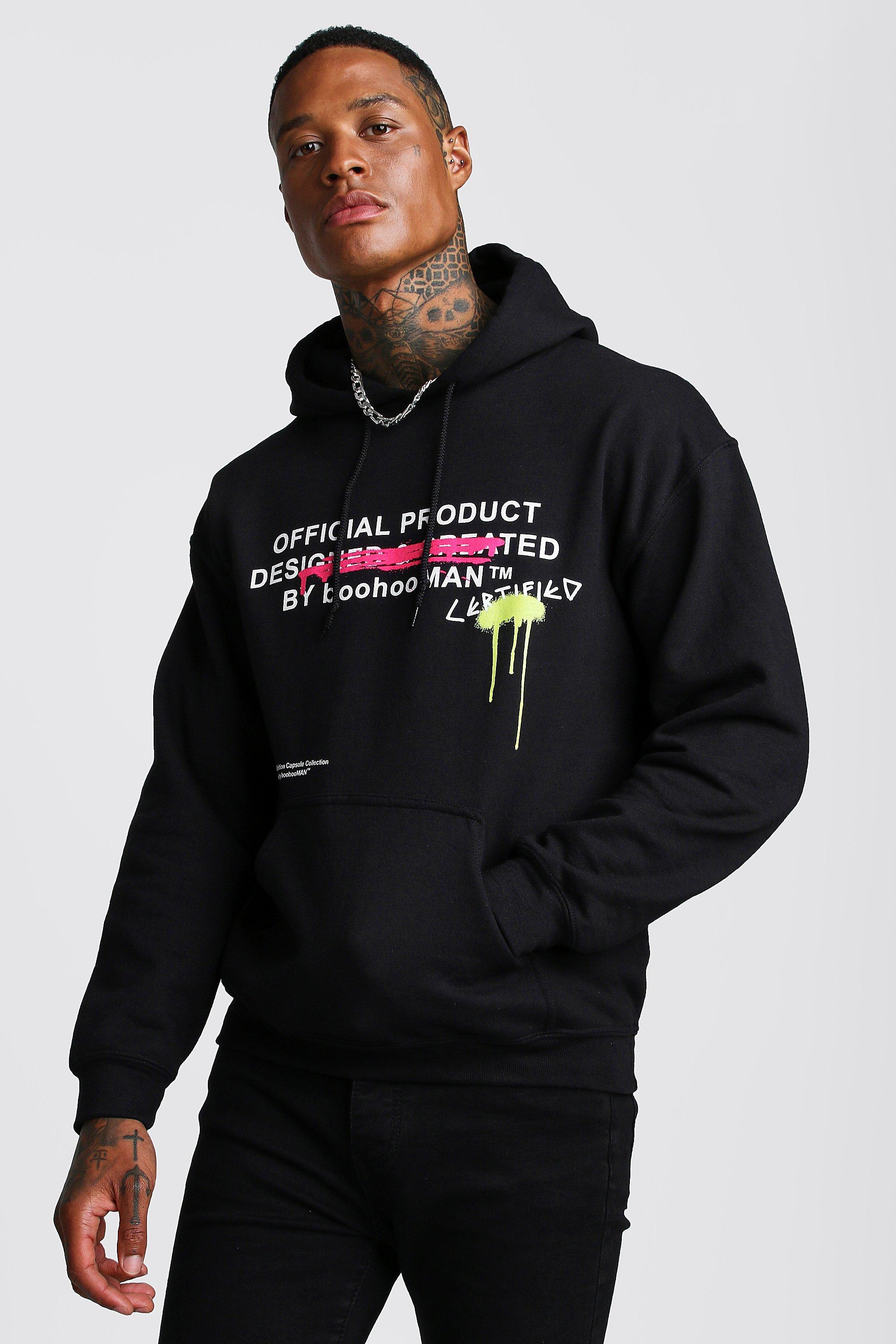 boohooman black jumper