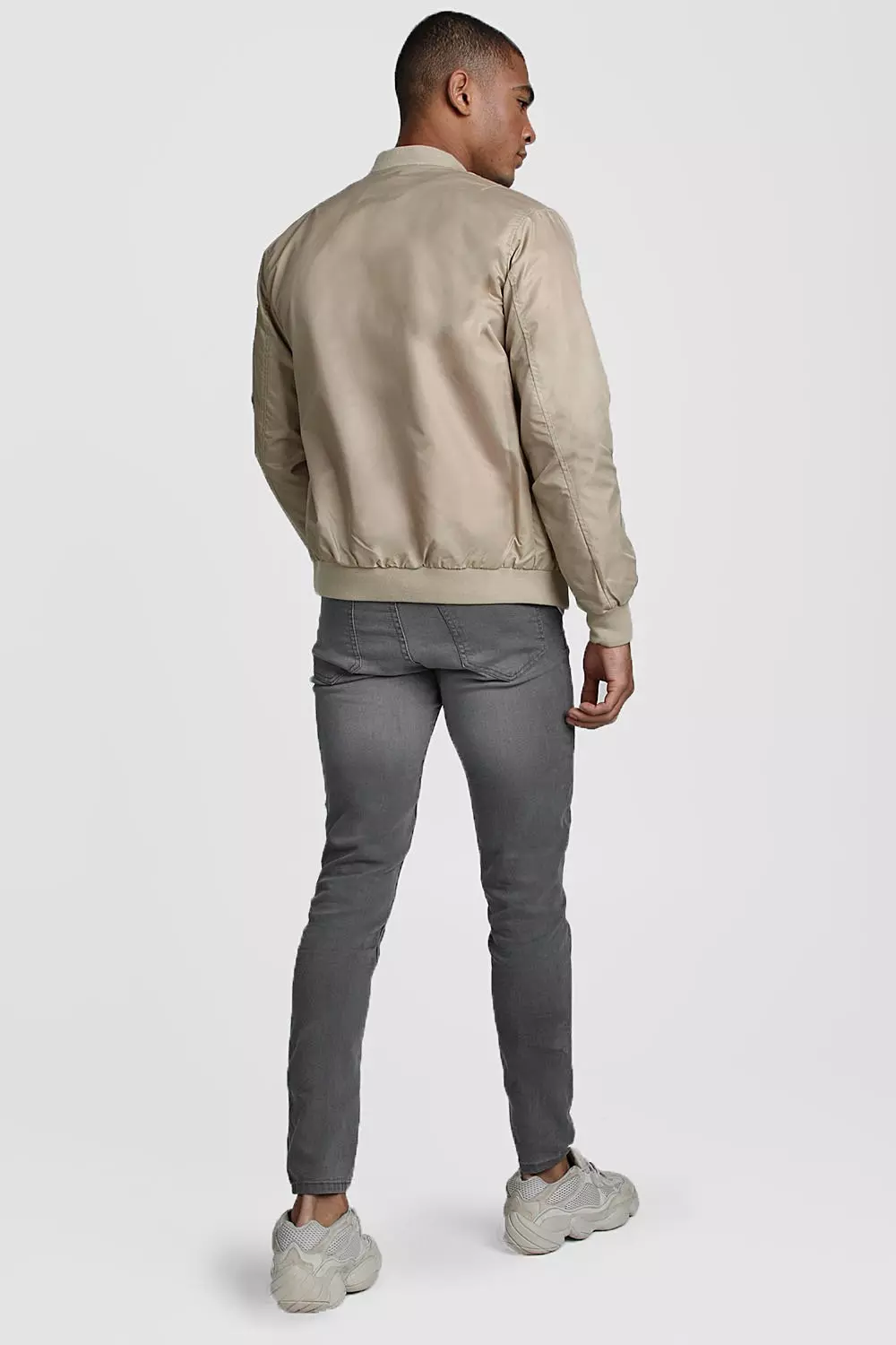 Bomber Jacket With MA1 Pocket | boohooMAN USA
