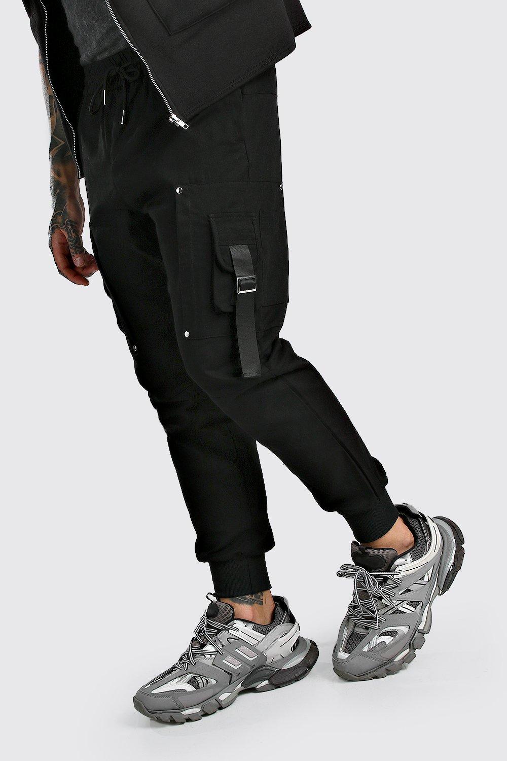 cargo joggers with straps